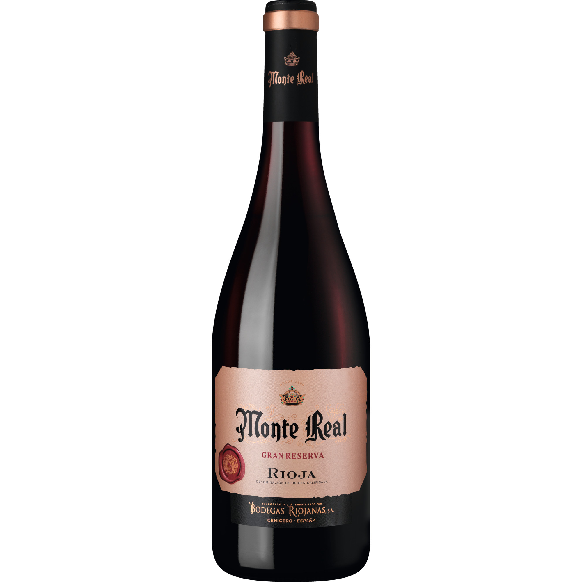 Monte Real Rioja Gran Reserva, Rioja DOCa, Rioja, 2018, Rotwein