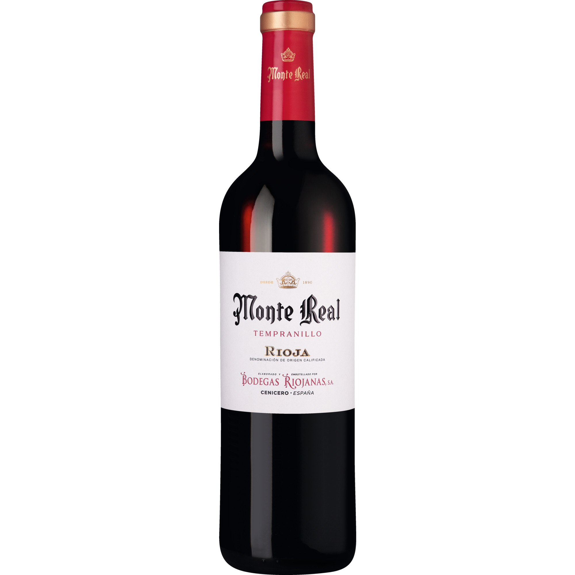 Monte Real Rioja Tempranillo, Rioja DOCa, Rioja, 2024, Rotwein