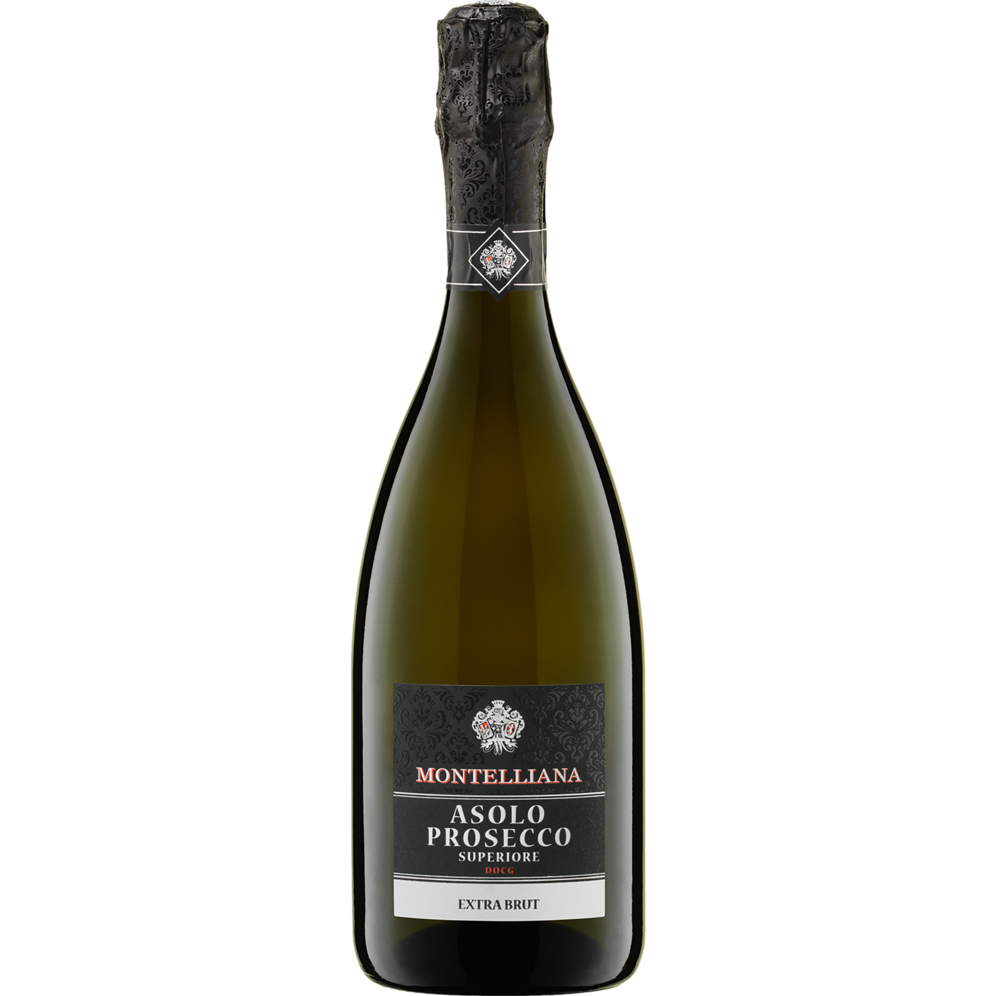 Montelliana Prosecco Asolo Spumante, Extra Brut, Asolo Prosecco DOCG, Venetien, Schaumwein