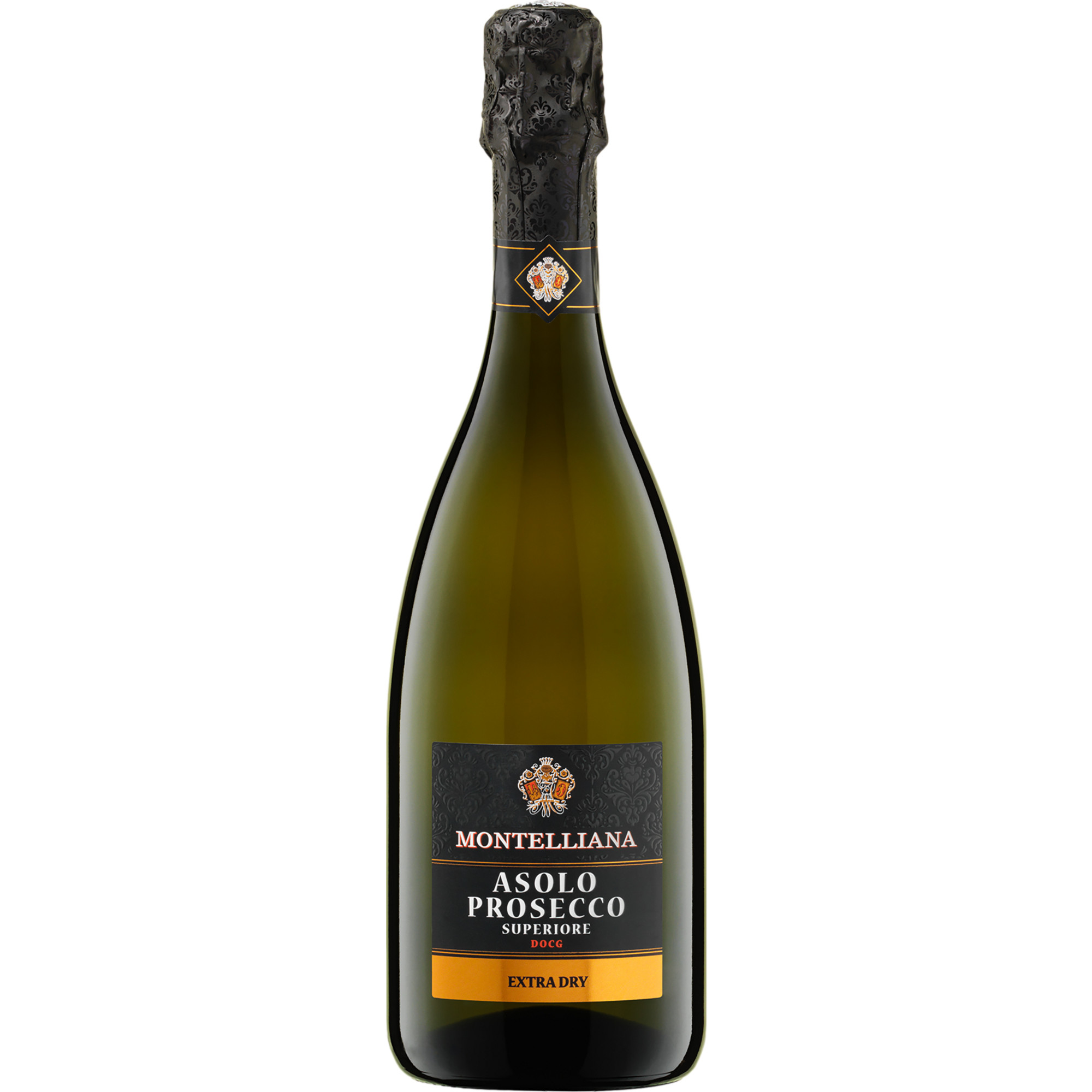 Montelliana Prosecco Asolo Spumante, Extra Dry, Asolo Prosecco DOCG, Venetien, Schaumwein