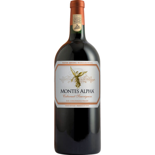 Montes Alpha Cabernet Sauvignon, Doppelmagnum im Karton, Valle Central, 2022, Rotwein