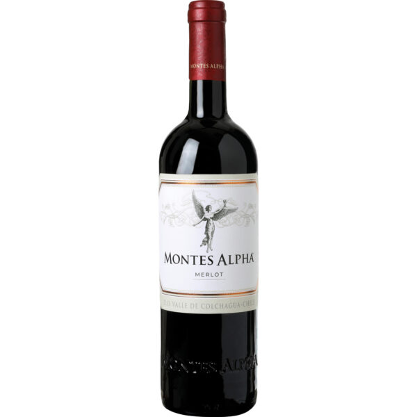 Montes Alpha Merlot, Valle de Colchagua, Valle Central, 2022, Rotwein