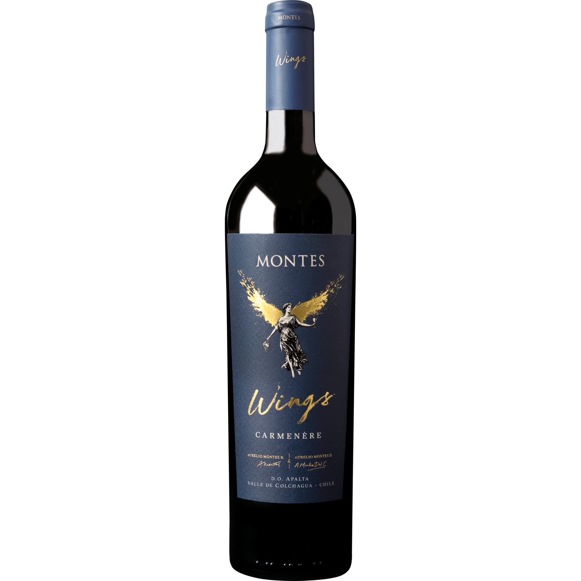 Montes Wings Carmenere, Valle de Colchagua, Valle Central, 2020, Rotwein