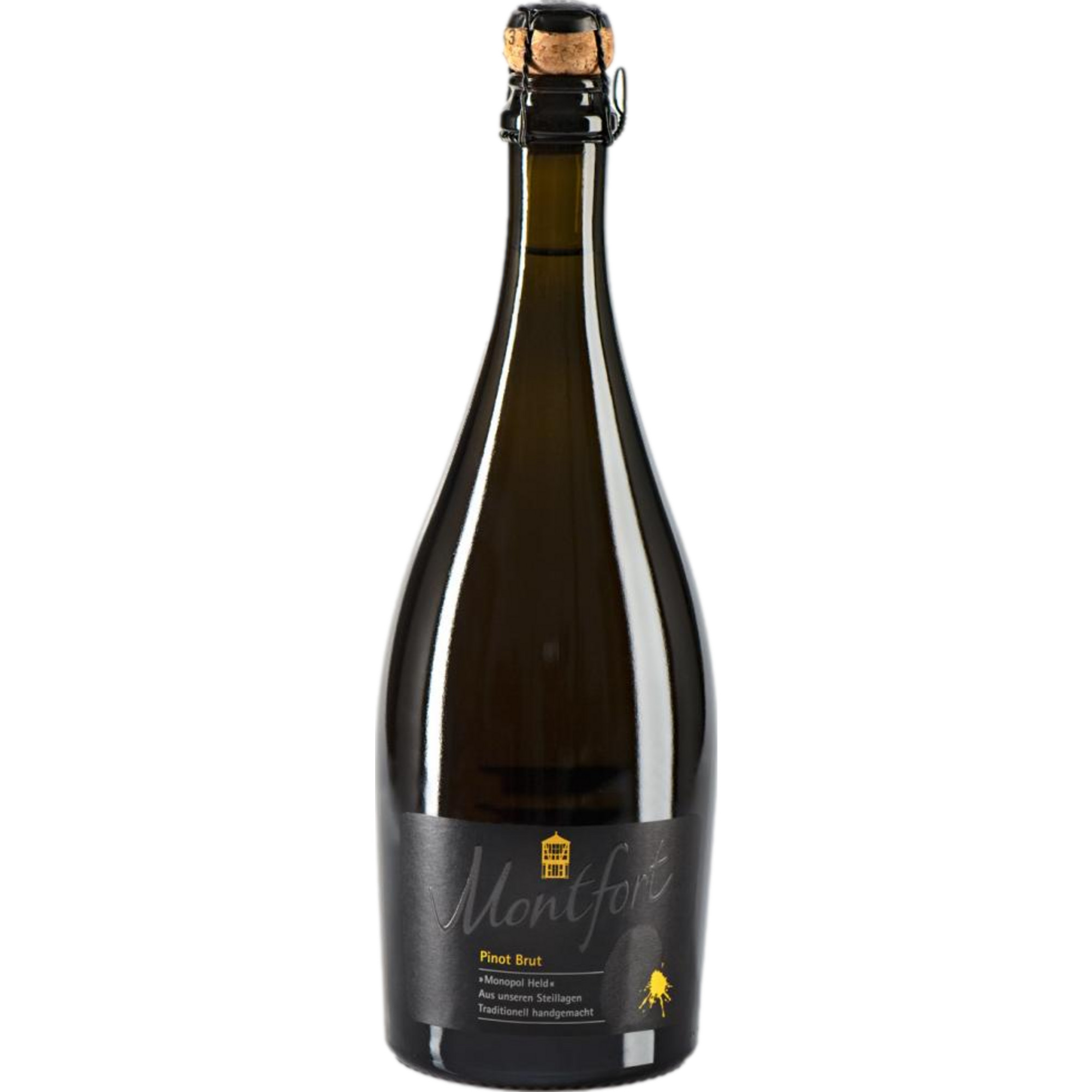 Montfort Pinot Sekt Blanc de Noir, Brut, Nahe, Nahe, 2023, Schaumwein