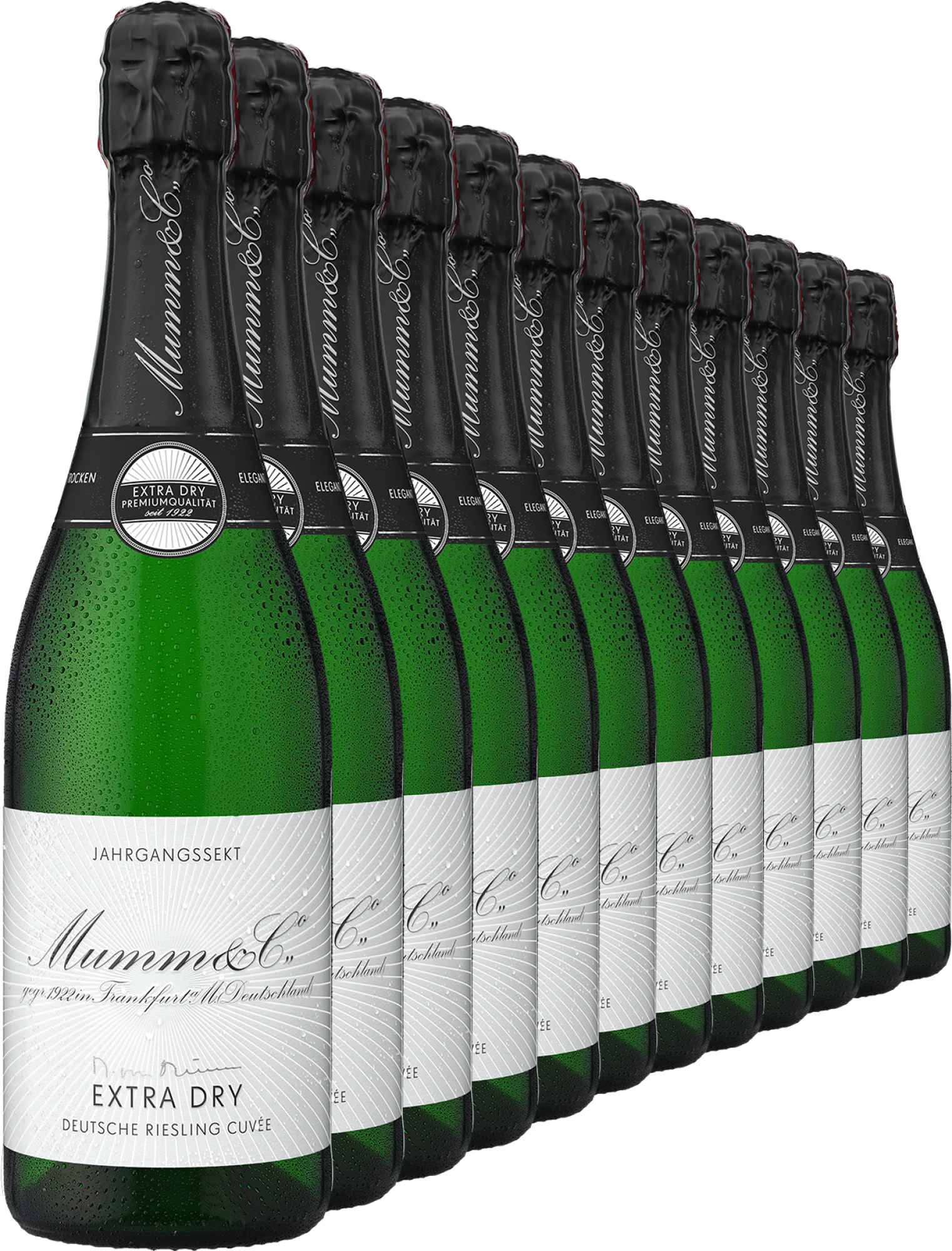 Mumm Nostalgie Edition Riesling Sekt im 12er-Vorratspaket