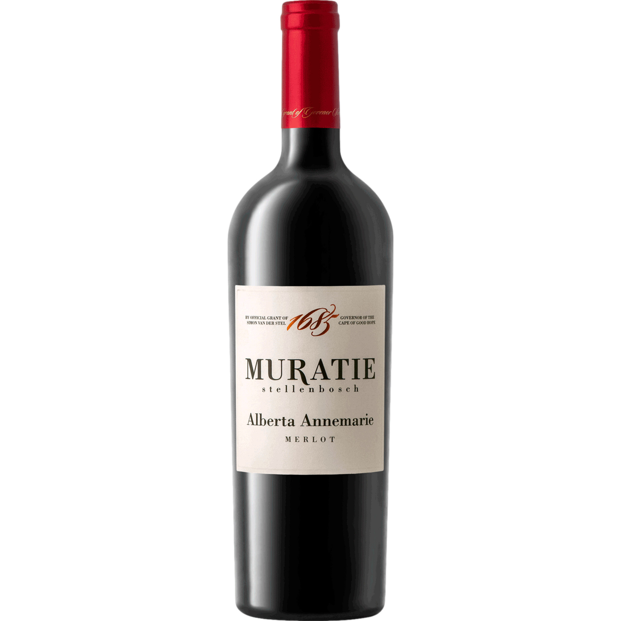 Muratie Alberta Annemarie Merlot, WO Stellenbosch, Western Cape, 2021, Rotwein