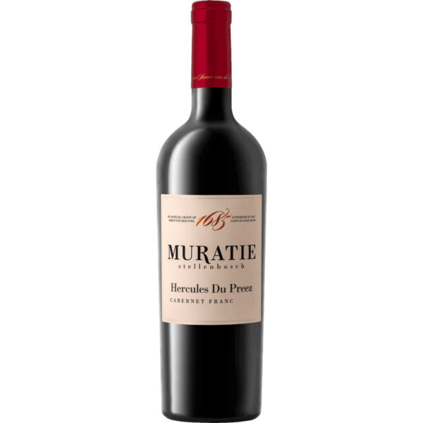 Muratie Hercules du Preez Cabernet Franc, WO Stellenbosch, Western Cape, 2022, Rotwein