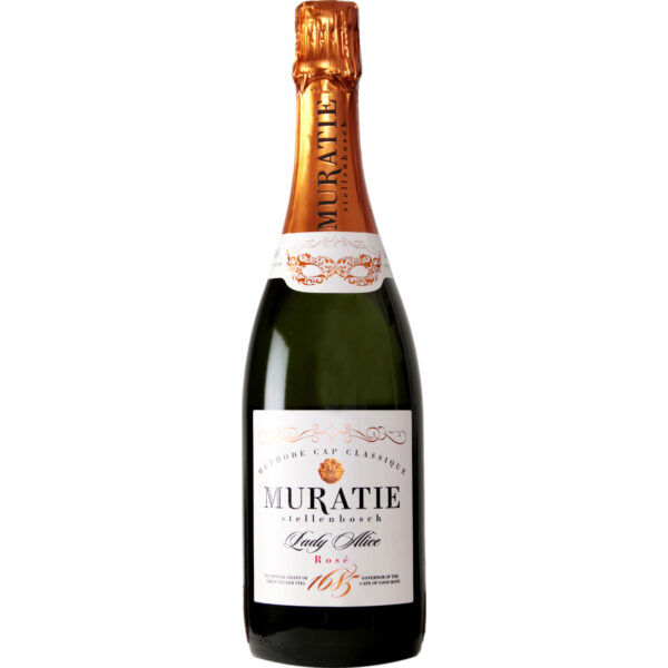 Muratie Lady Alice Rosé MCC, Brut, WO Stellenbosch, Wine of South Africa, 2019, Schaumwein