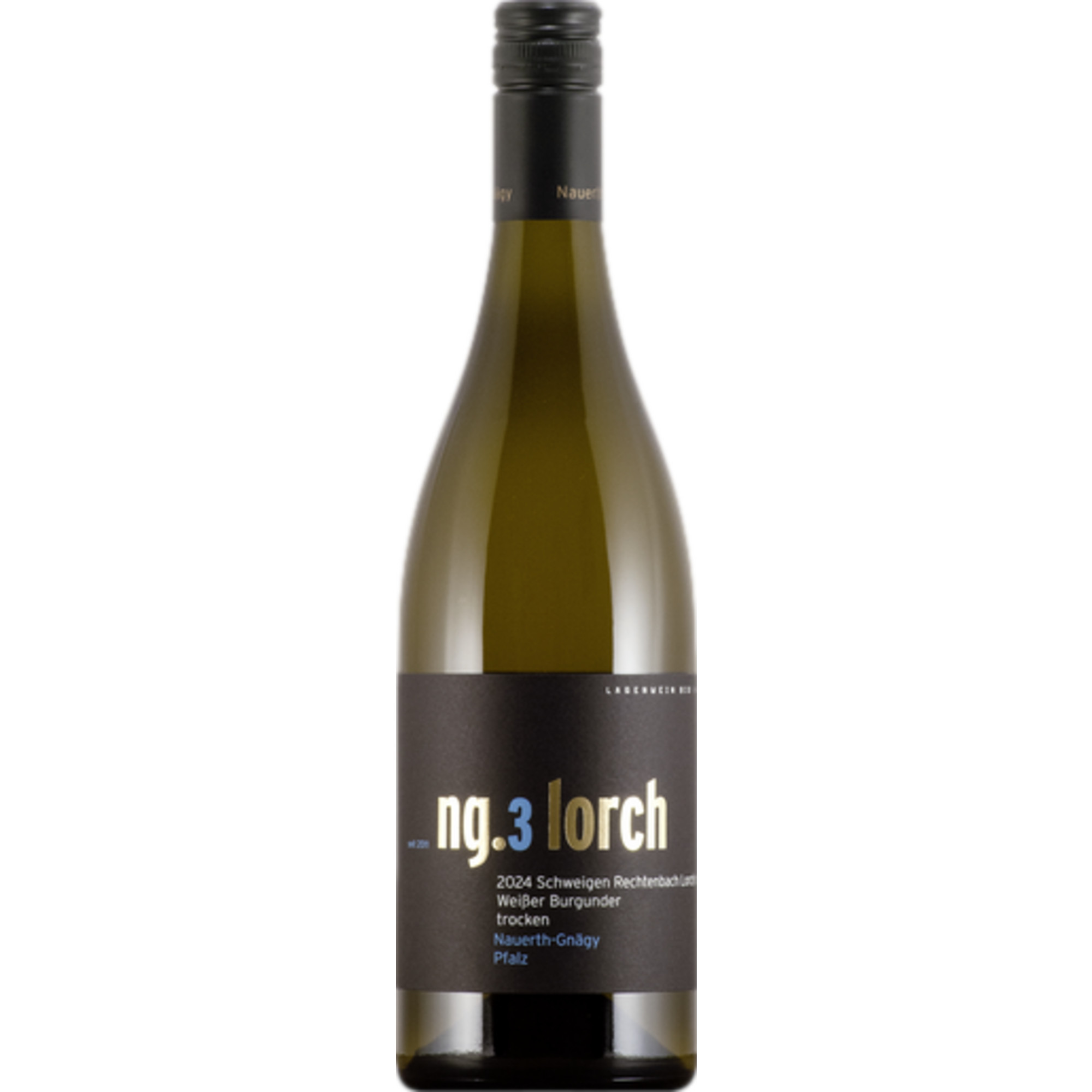 Nauerth-Gnägy Lorch Weißer Burgunder ng.3, Trocken, Pfalz, Pfalz, 2024, Weißwein