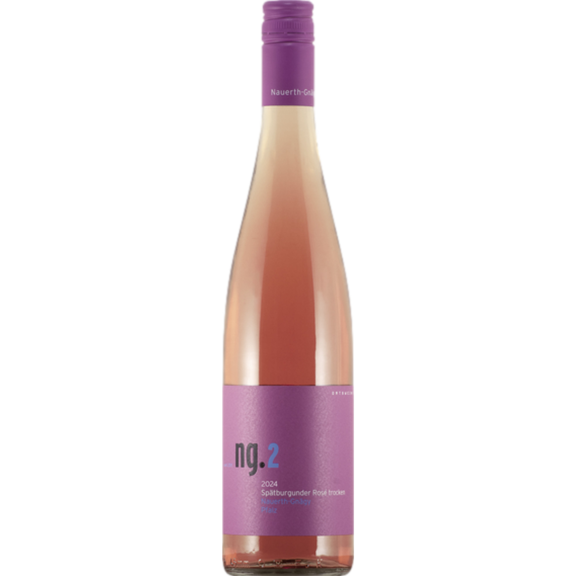 Nauerth-Gnägy Spätburgunder Rosé ng.2, Trocken, Pfalz, Pfalz, 2024, Roséwein