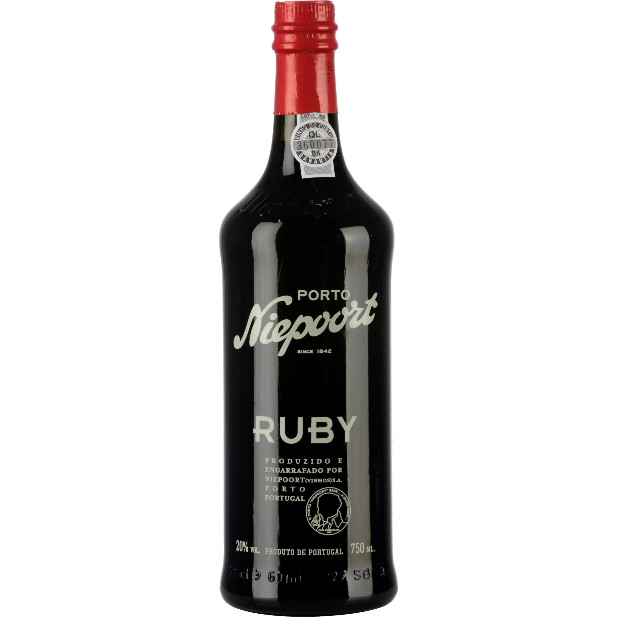 Niepoort Ruby Port, Vinho do Porto DOC, 19,5 % Vol., 0,75 L, Douro, Spirituosen