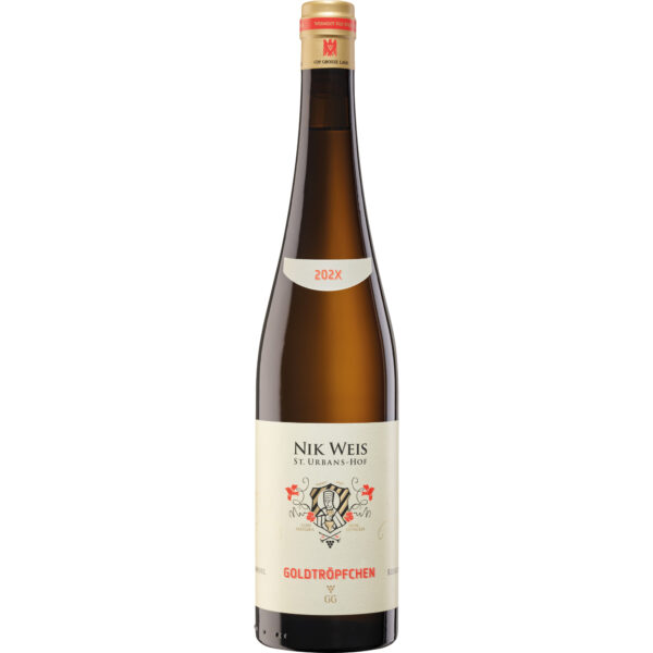 Nik Weis Goldtröpfchen Riesling GG, Trocken, Mosel, Mosel, 2023, Weißwein