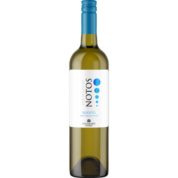 NOTOS Roditis Dry White, Wein aus Griechenland, Peloponnes, Weißwein