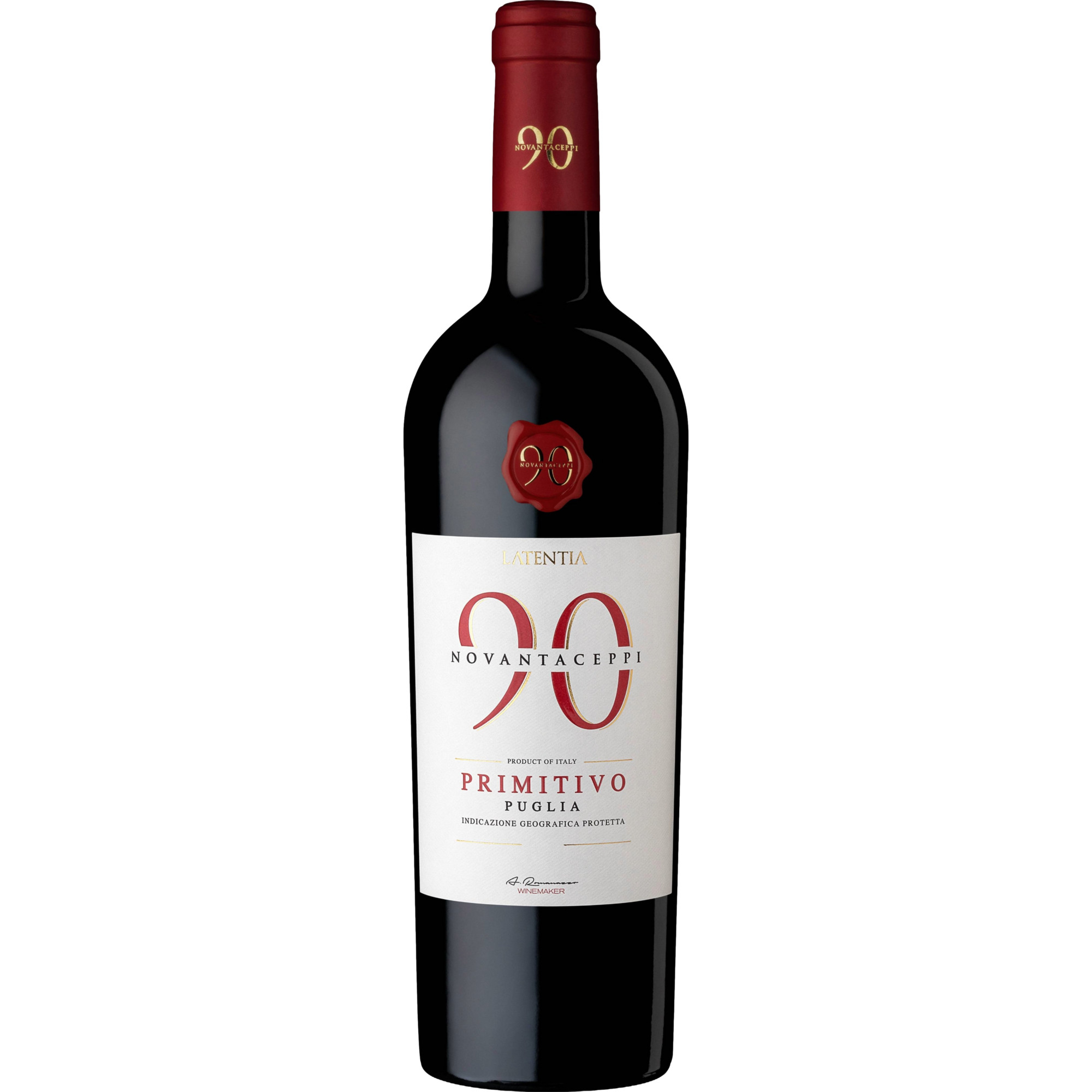 Novantaceppi Primitivo, Puglia IGP, Apulien, 2025, Rotwein