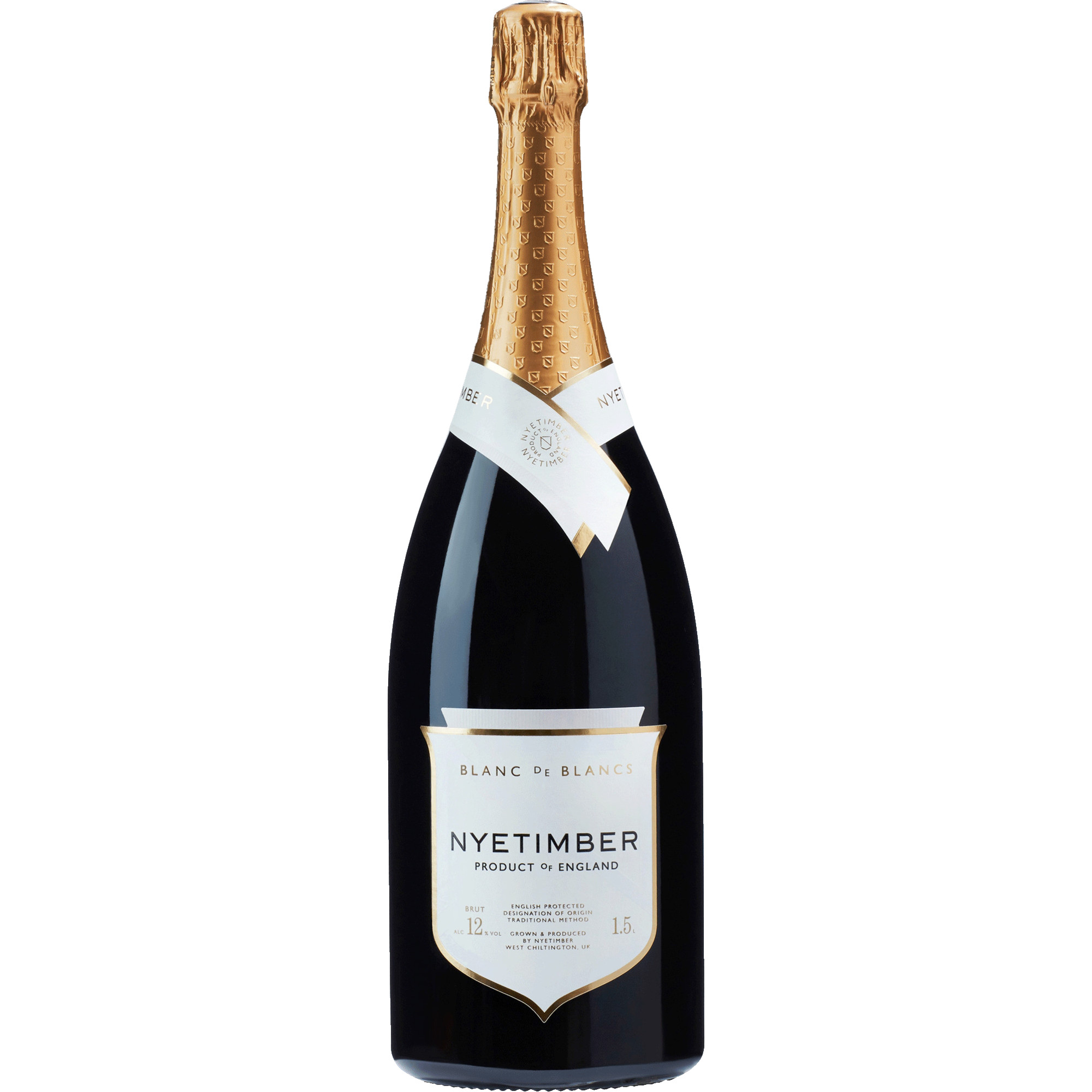 Nyetimber Blanc de Blancs Brut, England PDO, Traditional Method, Magnum, England, 2017, Schaumwein