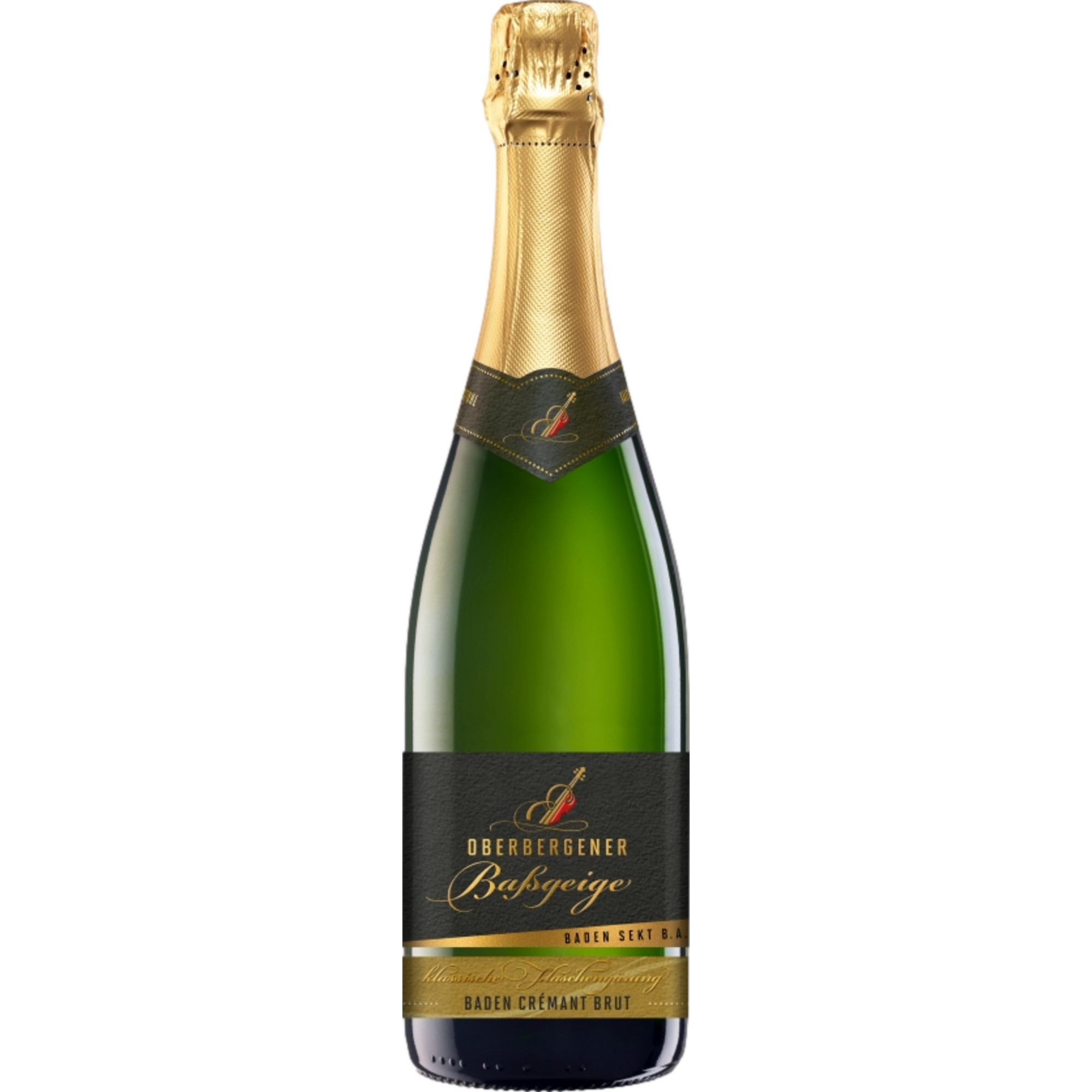 Oberbergener Baßgeige Crémant, Brut, Baden, Baden, 2022, Schaumwein