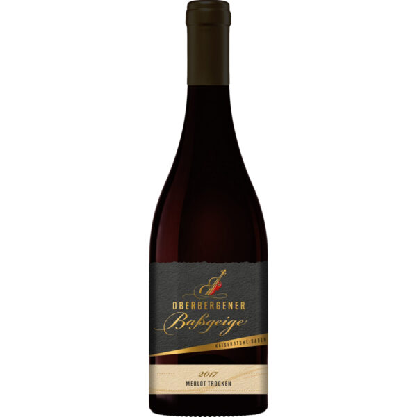 Oberbergener Baßgeige Merlot, Trocken, Baden, Baden, 2023, Rotwein