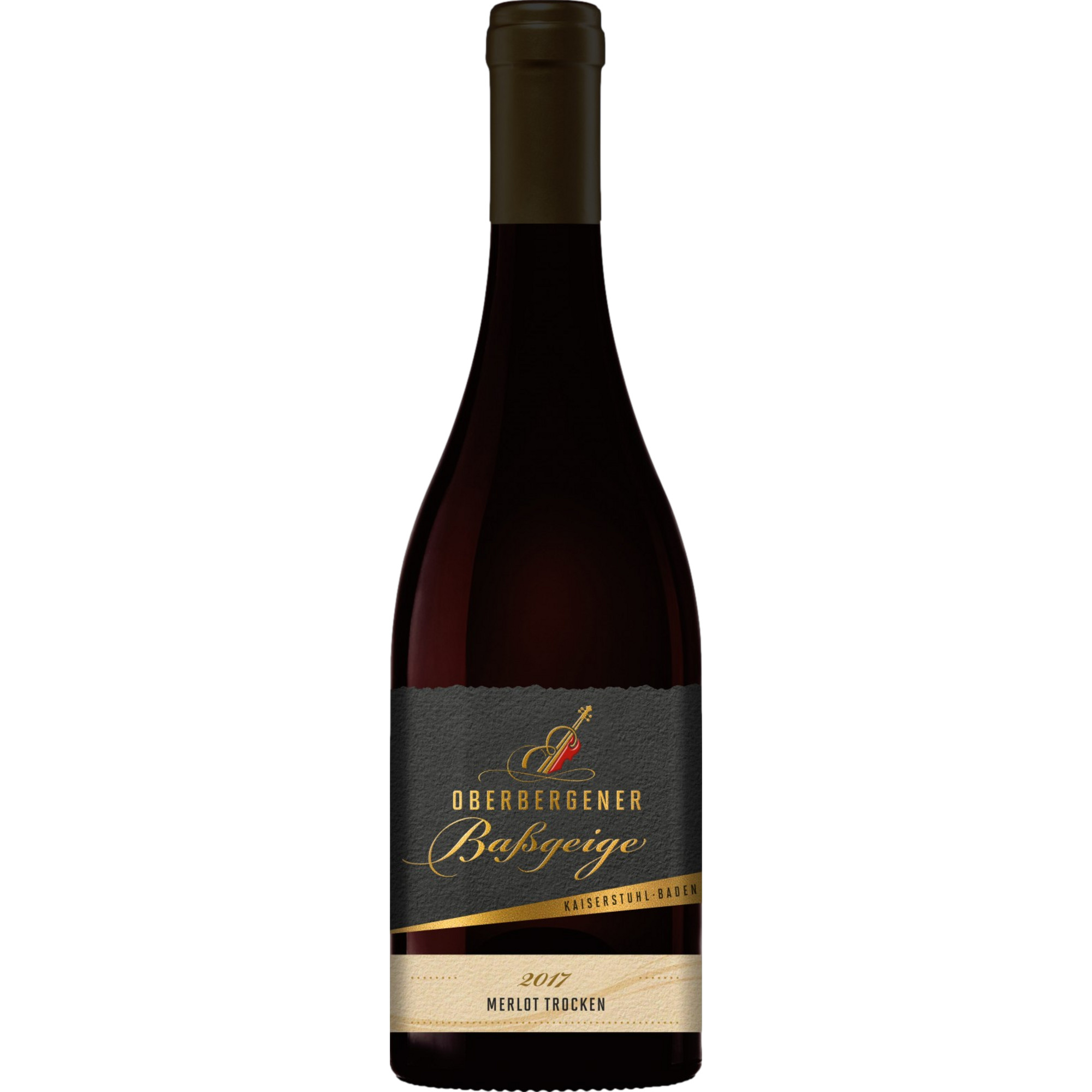 Oberbergener Baßgeige Merlot, Trocken, Baden, Baden, 2023, Rotwein