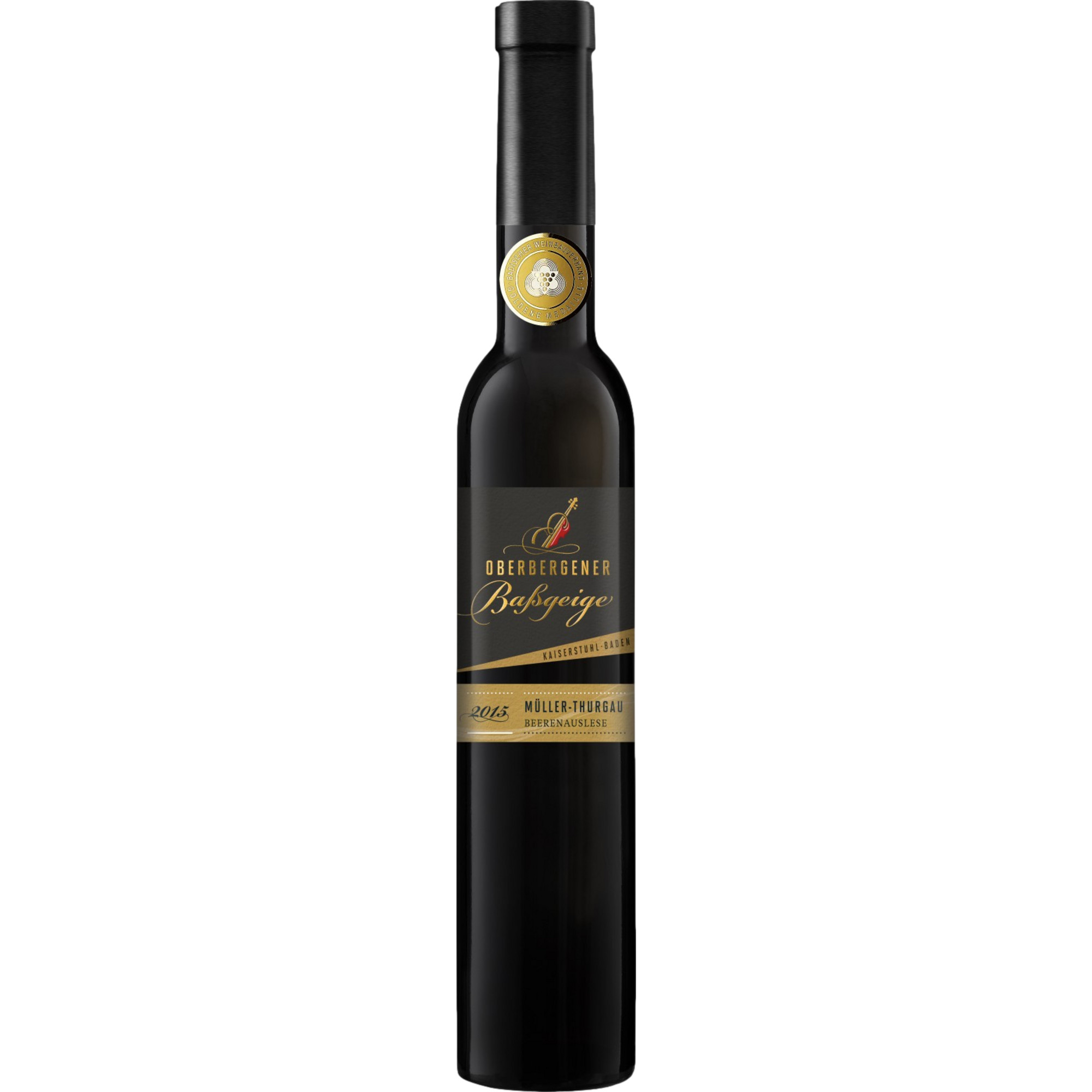 Oberbergener Baßgeige Müller-Thurgau Beerenauslese, Edelsüß, Baden, 0,375L, Baden, 2018, Likörwein