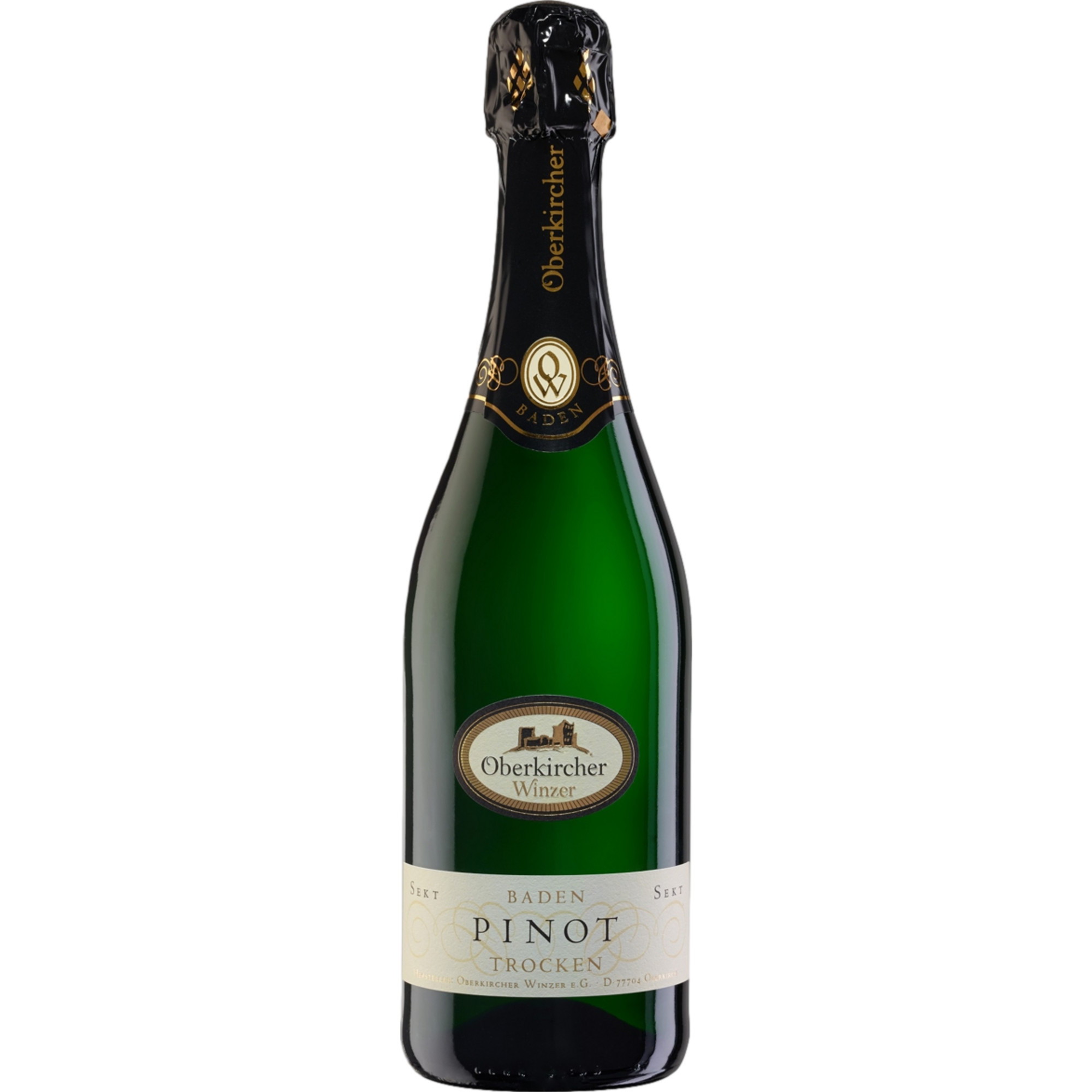 Oberkircher Pinot Sekt Weiß, Trocken, Baden, Baden, 2025, Schaumwein