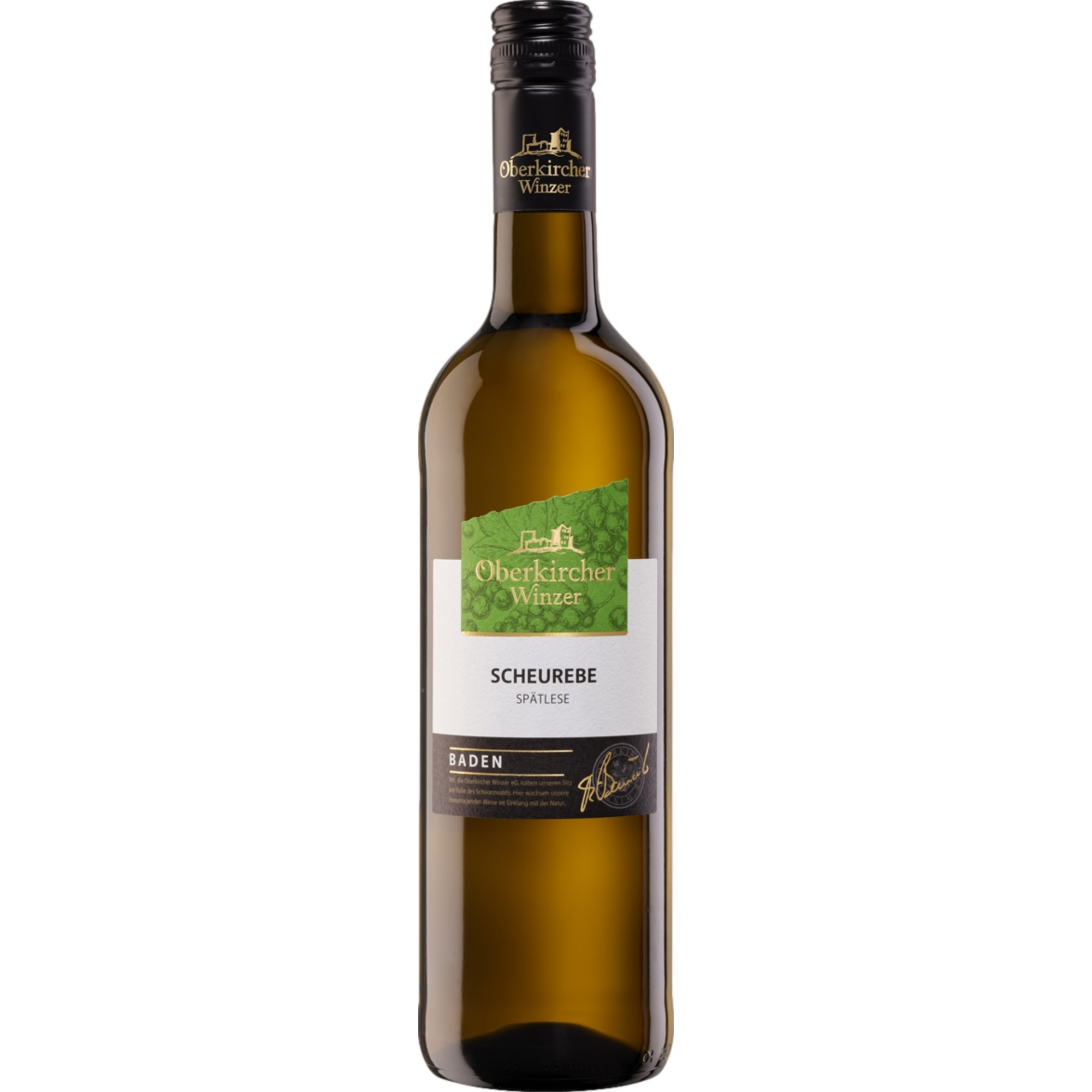 Oberkircher Scheurebe Spätlese, Süß, Baden, Baden, 2023, Weißwein