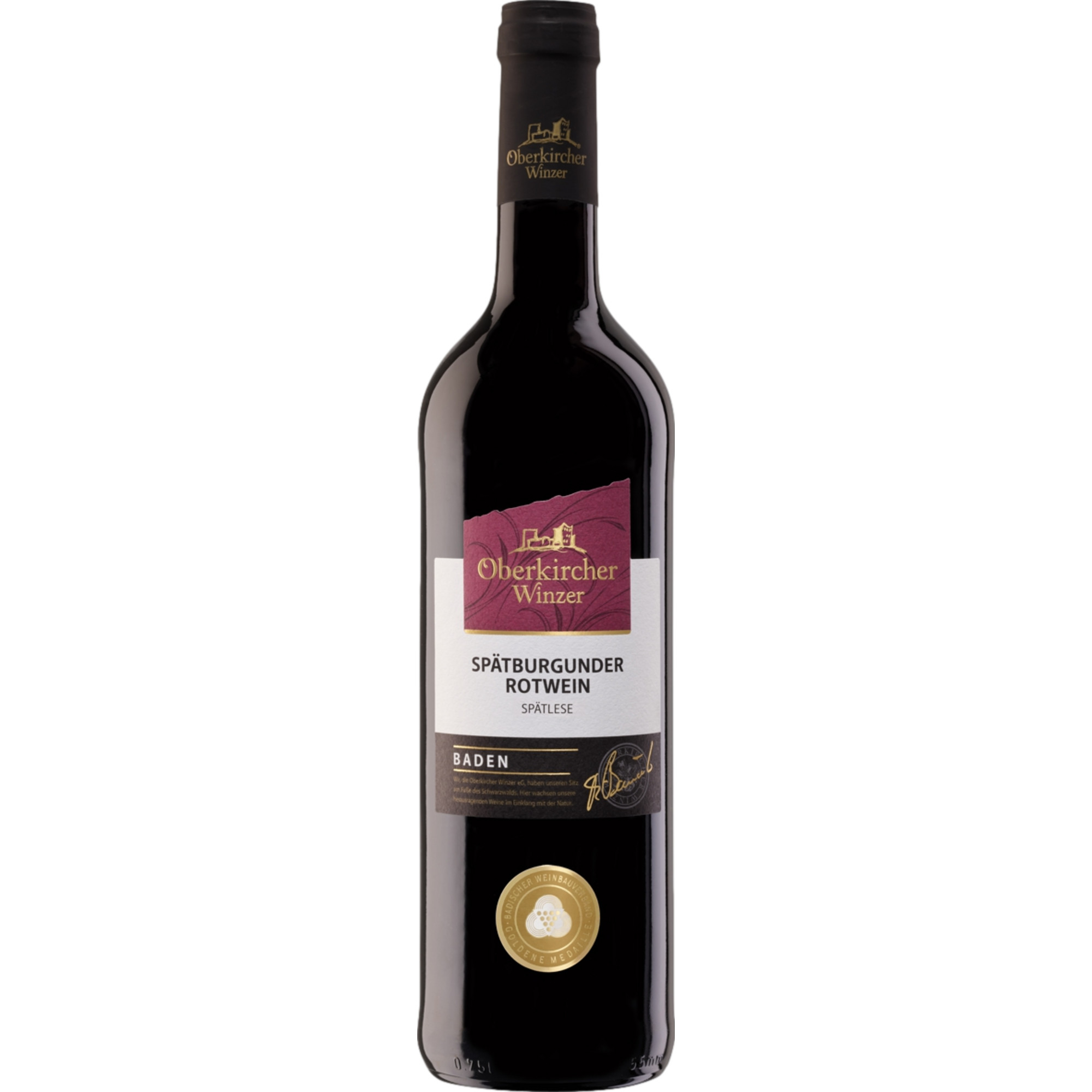 Oberkircher Spätburgunder Spätlese, Mild, Baden, Baden, 2025, Rotwein