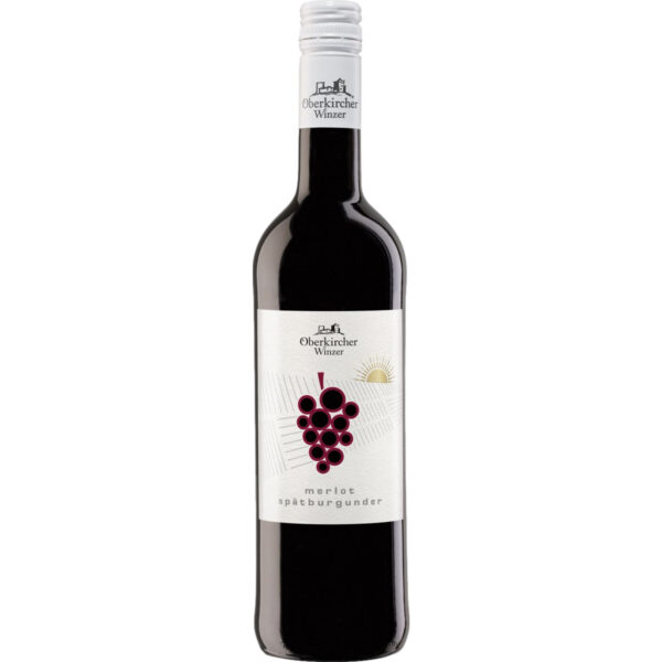 Oberkircher Winzer Merlot Spätburgunder QbA, Mild, Baden, Baden, 2023, Rotwein