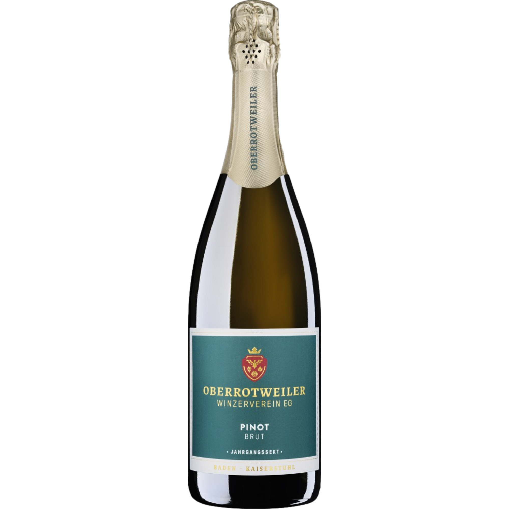 Oberrotweiler Pinot Jahrgangssekt, Brut, Baden, Baden, 2022, Schaumwein