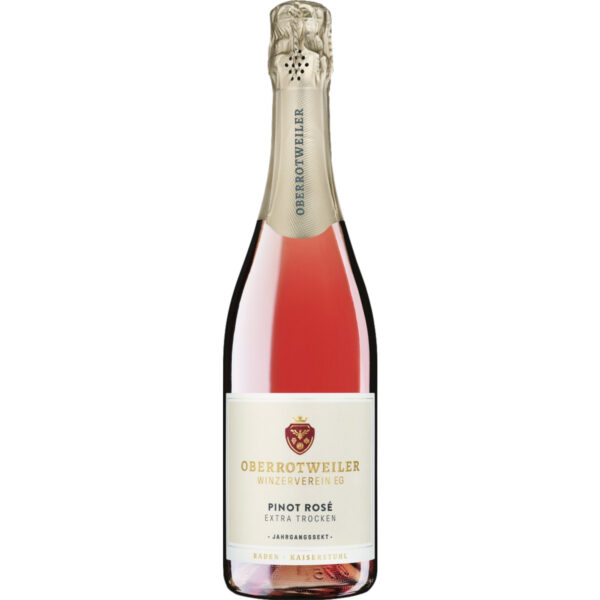 Oberrotweiler Pinot Rosé Sekt, Extra Trocken, Baden, Baden, 2023, Schaumwein