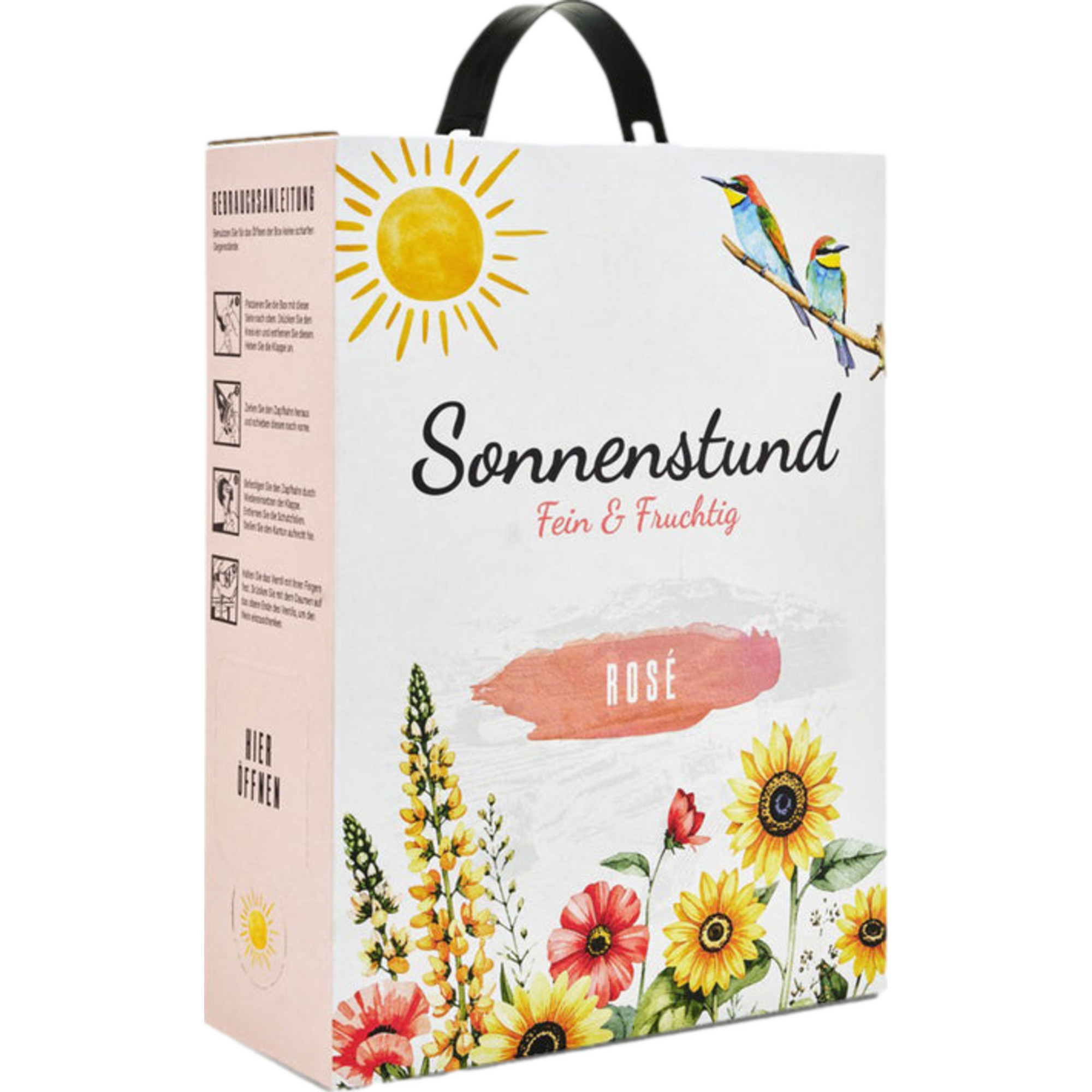 Oberrotweiler Sonnenstund Rosé, Feinfruchtig, Baden, Bag in Box, 3,0 L, Baden, 2025, Roséwein