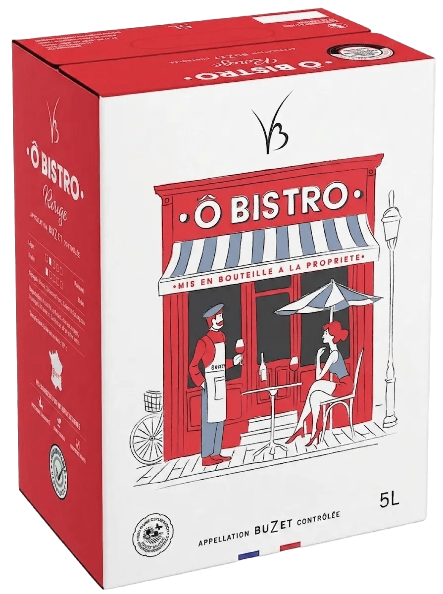 O'Bistro Rouge - 5l-Bag-in-Box