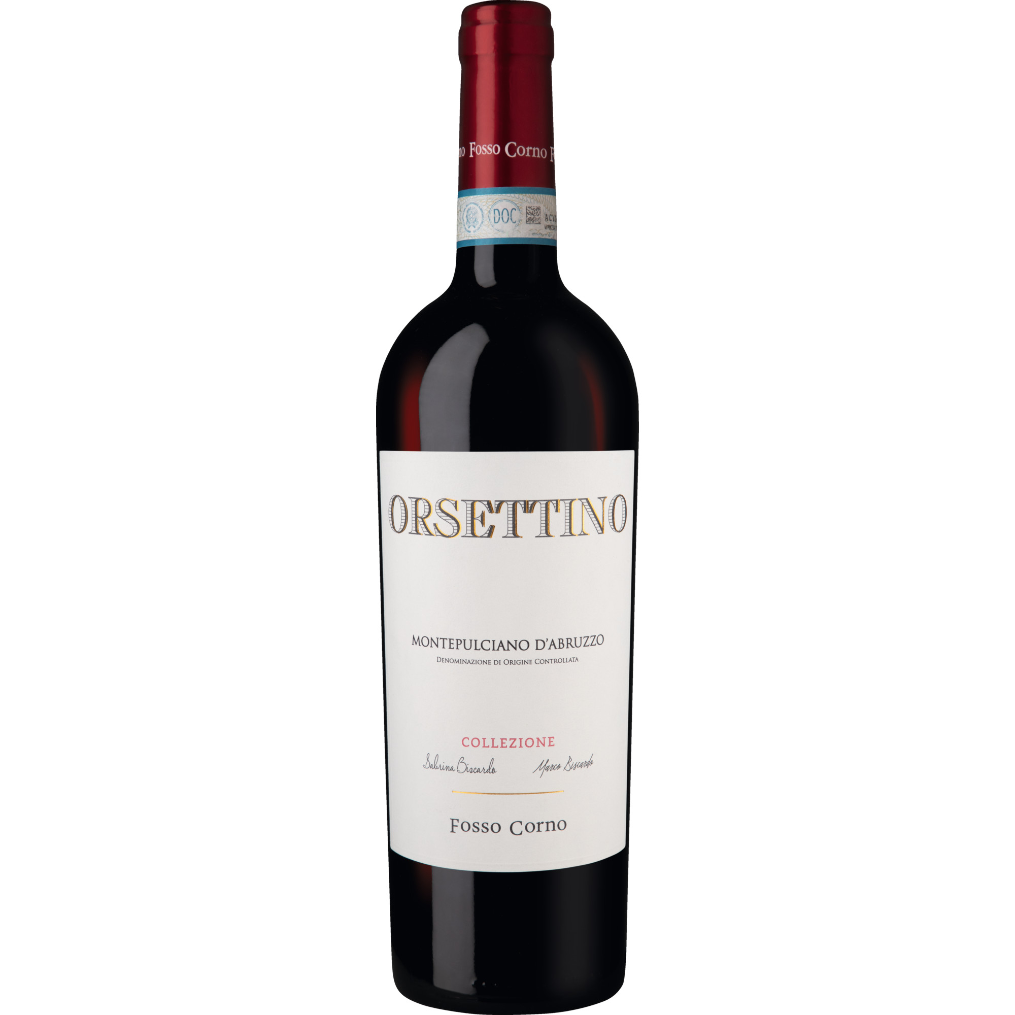 Orsettino Montepulciano, Montepulciano d’Abruzzo DOC, Abruzzen, 2022, Rotwein