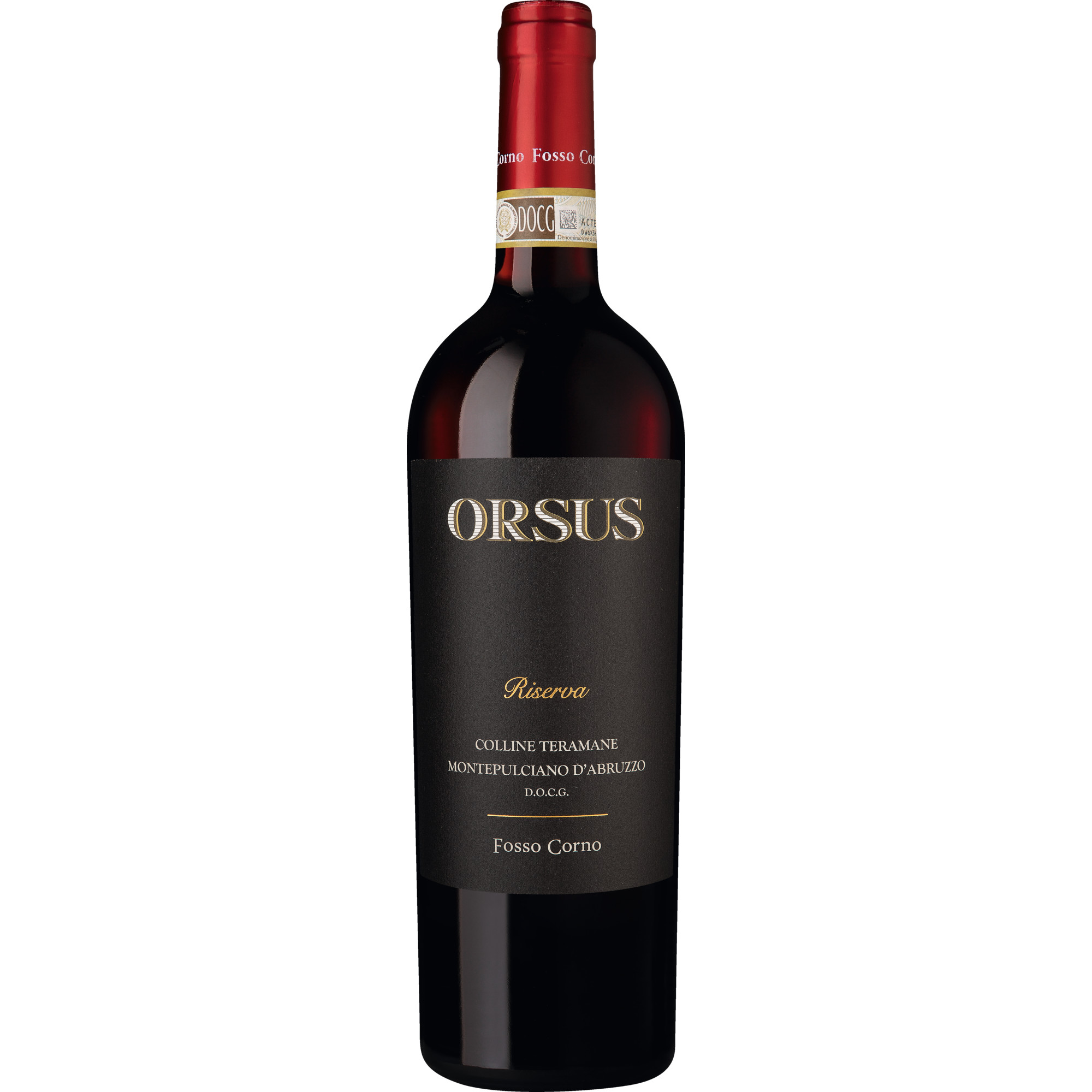 Orsus Montepulciano Riserva, Montepulciano d’Abruzzo DOC, Abruzzen, 2020, Rotwein