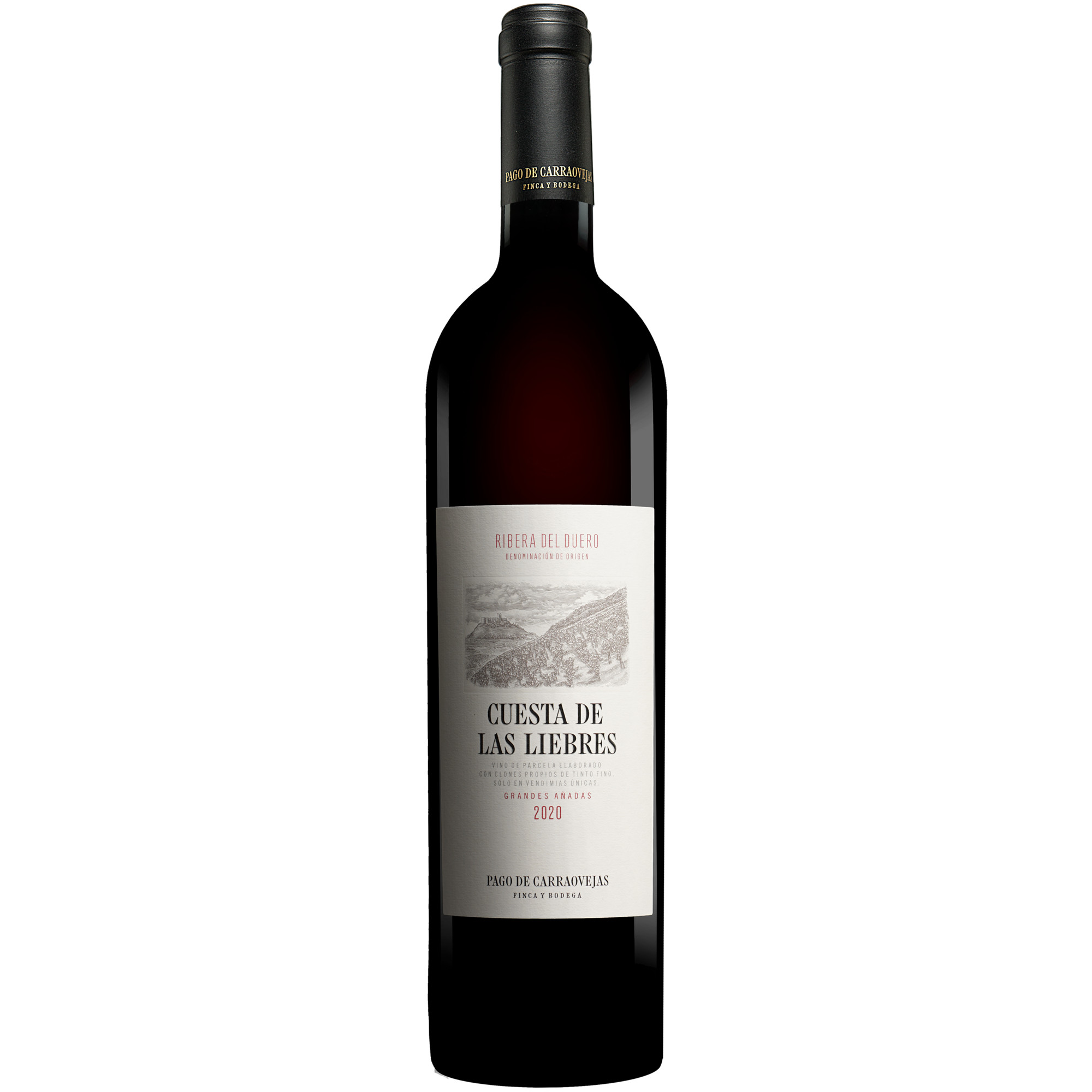 Pago de Carraovejas »Cuesta de las Liebres« Reserva 2020 0.75L 15% Vol. Rotwein Trocken aus Spanien