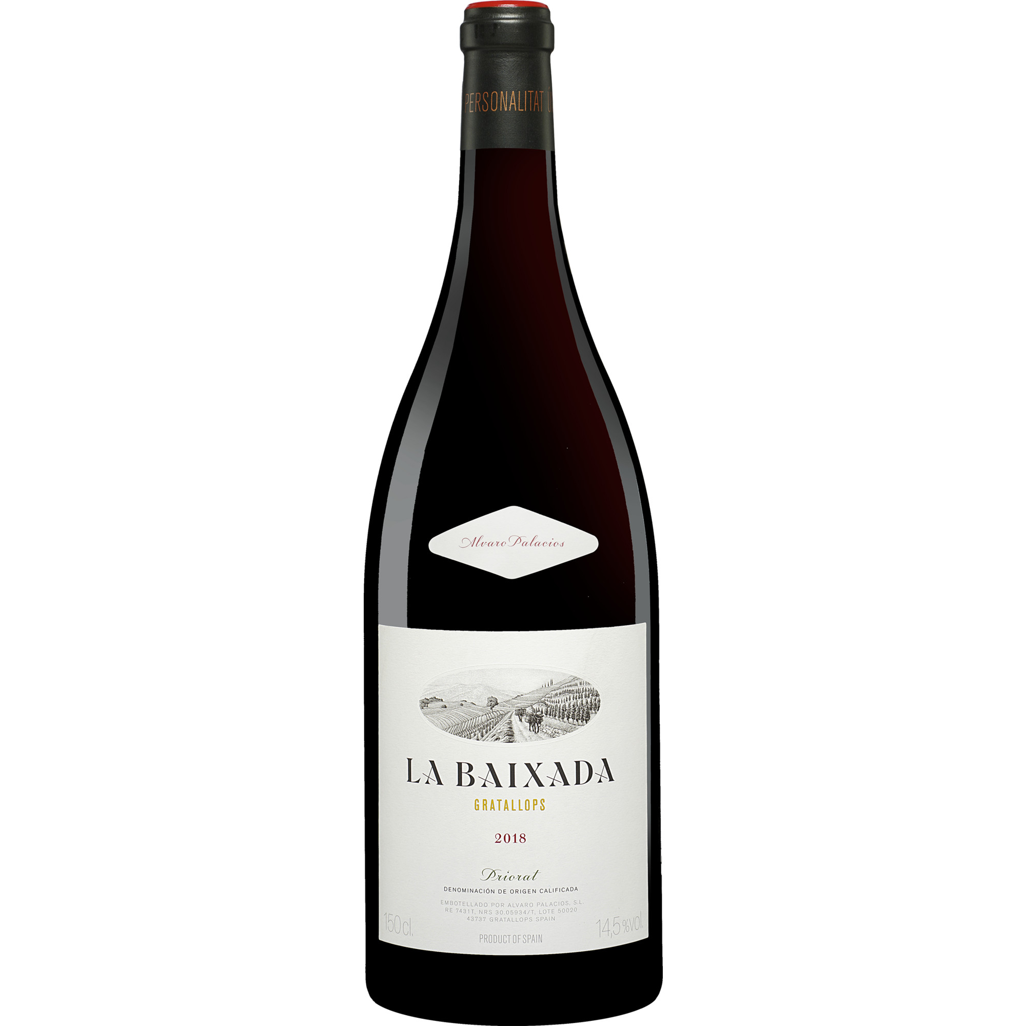 Palacios Priorat Baixada - 1,5 L. Magnum 2018 1.5L 14.5% Vol. Rotwein Trocken aus Spanien