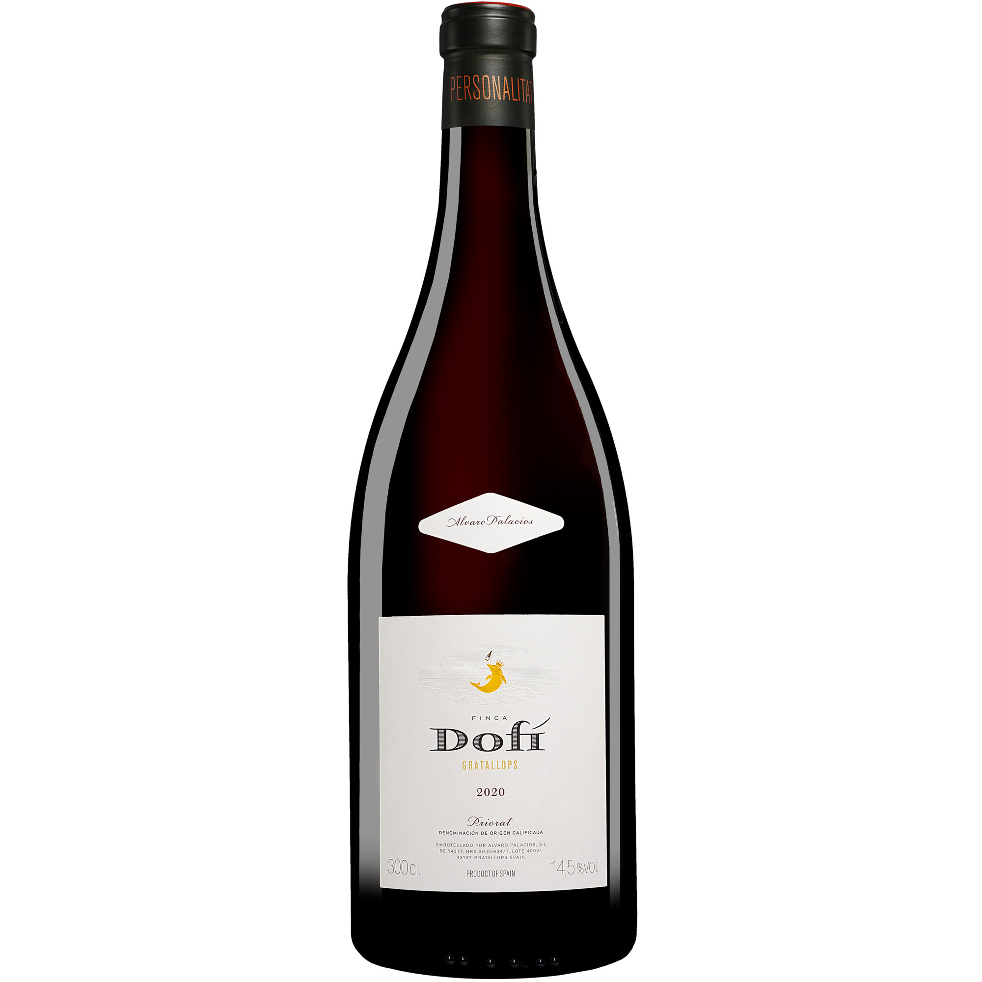 Palacios Priorat »Finca Dofí« - 3,0 L. Doppelmagnum 2020 3L 14.5% Vol. Rotwein Trocken aus Spanien