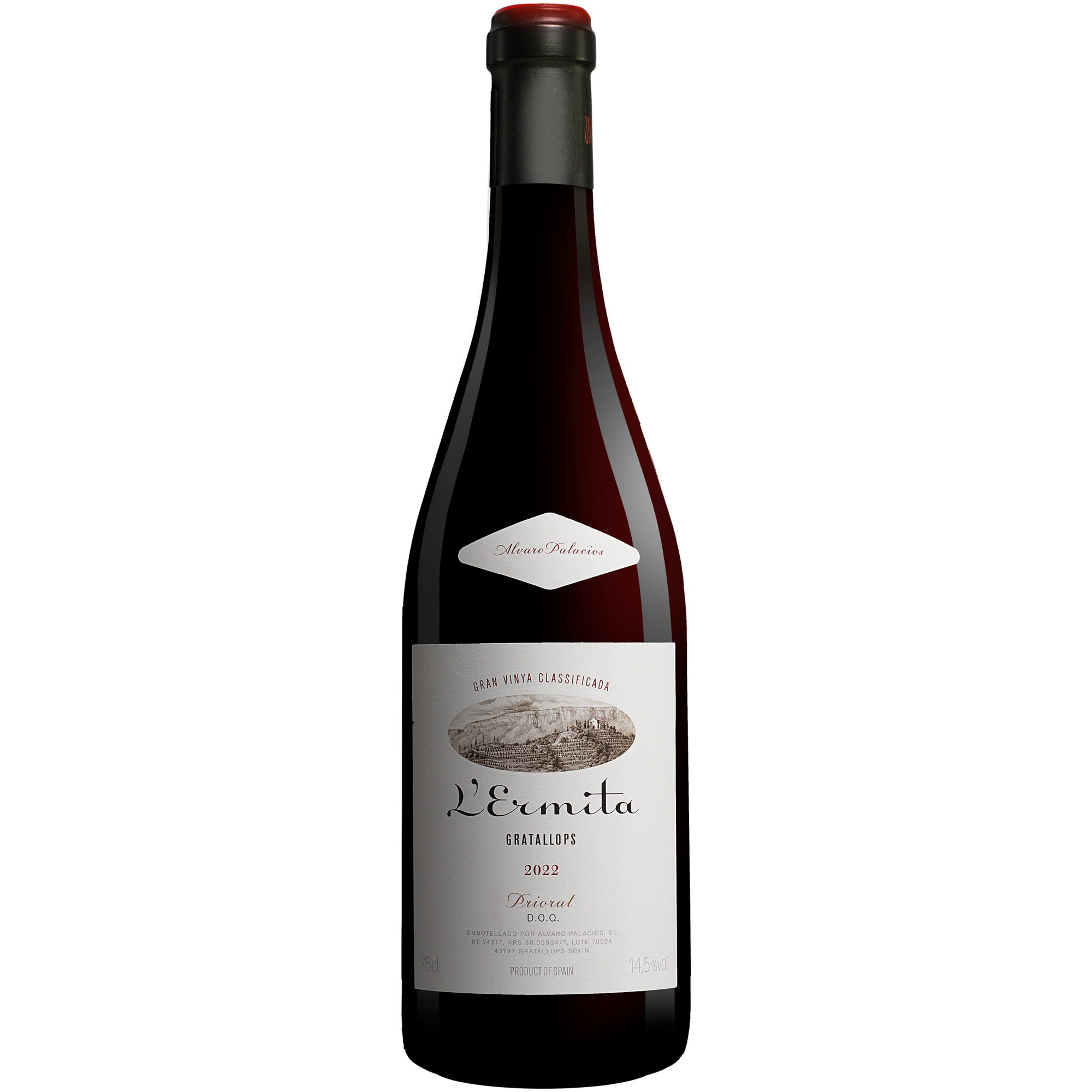 Palacios Priorat L'Ermita 2022 0.75L 14.5% Vol. Rotwein Trocken aus Spanien