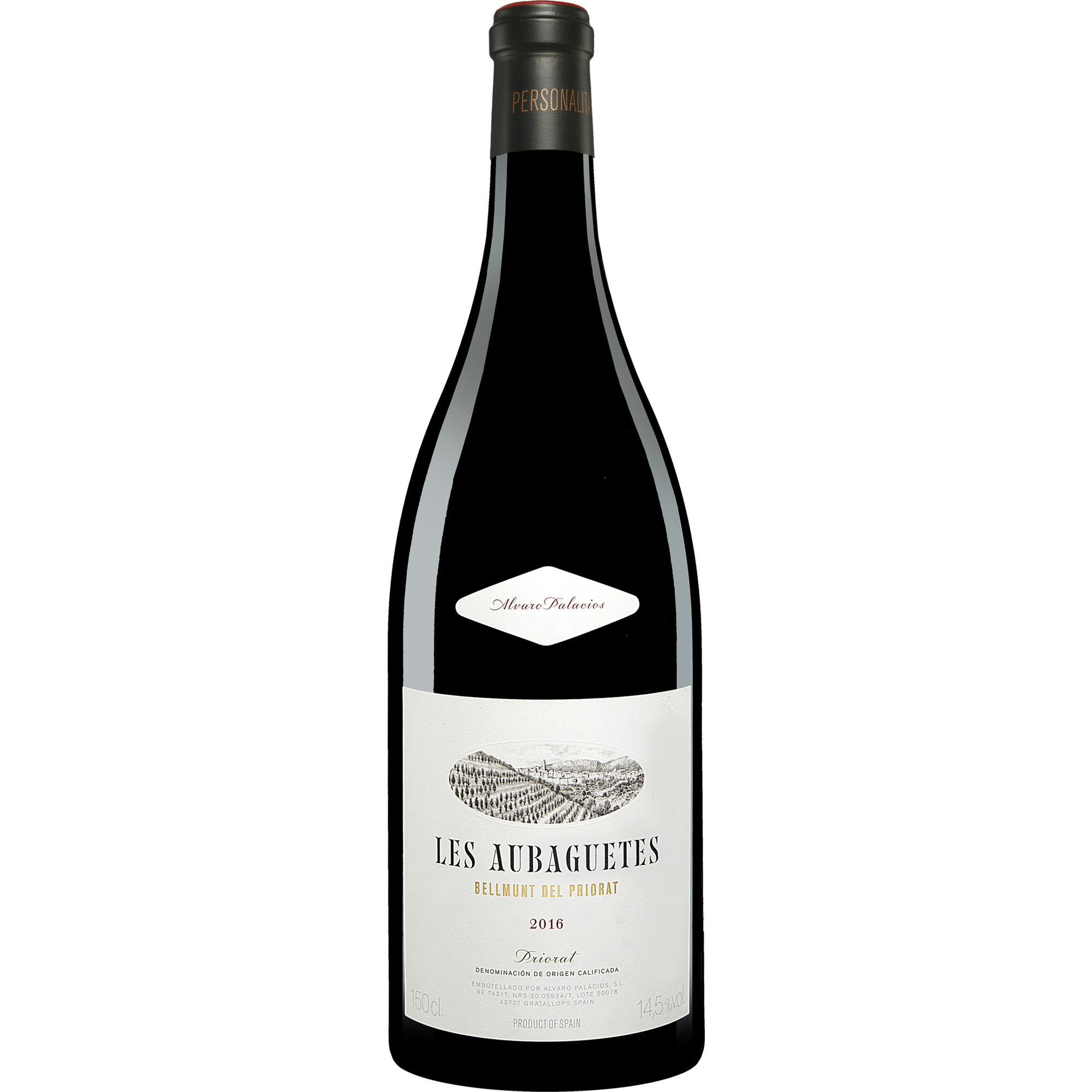 Palacios Priorat »Les Aubaguetes« - 1,5 L. Magnum 2016 1.5L 14.5% Vol. Rotwein Trocken aus Spanien
