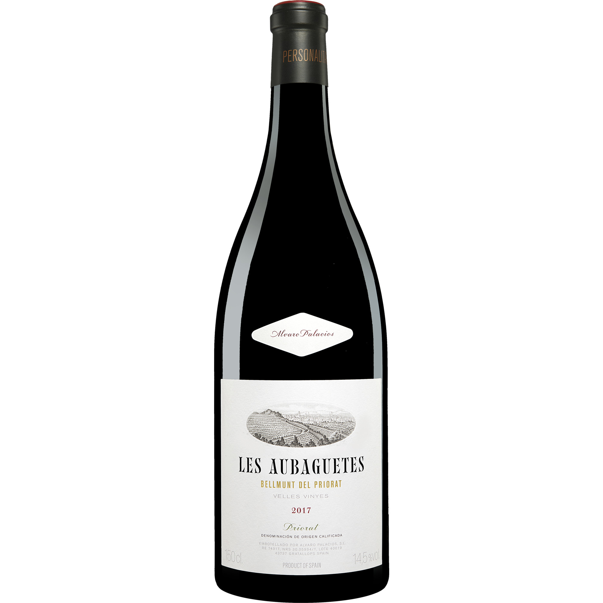 Palacios Priorat »Les Aubaguetes« - 1,5 L. Magnum 2017 1.5L 14.5% Vol. Rotwein Trocken aus Spanien