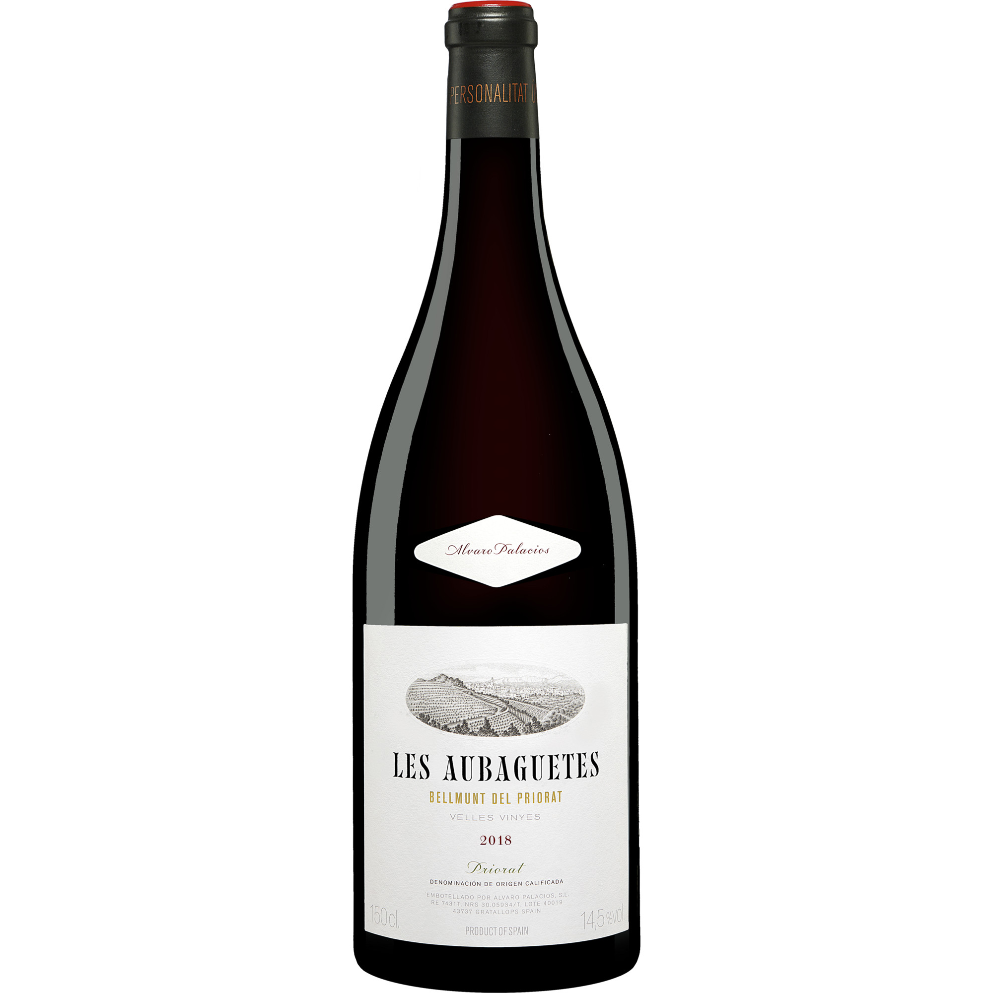Palacios Priorat »Les Aubaguetes« - 1,5 L. Magnum 2018 1.5L 14.5% Vol. Rotwein Trocken aus Spanien