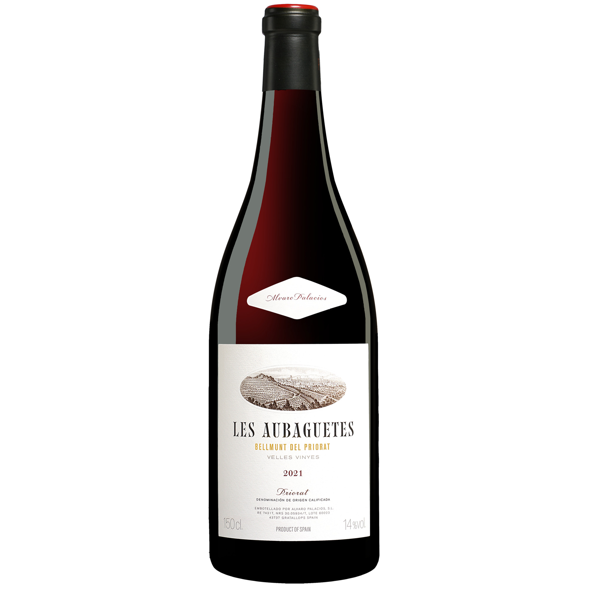 Palacios Priorat »Les Aubaguetes« - 1,5 L. Magnum 2021 1.5L 14% Vol. Rotwein Trocken aus Spanien