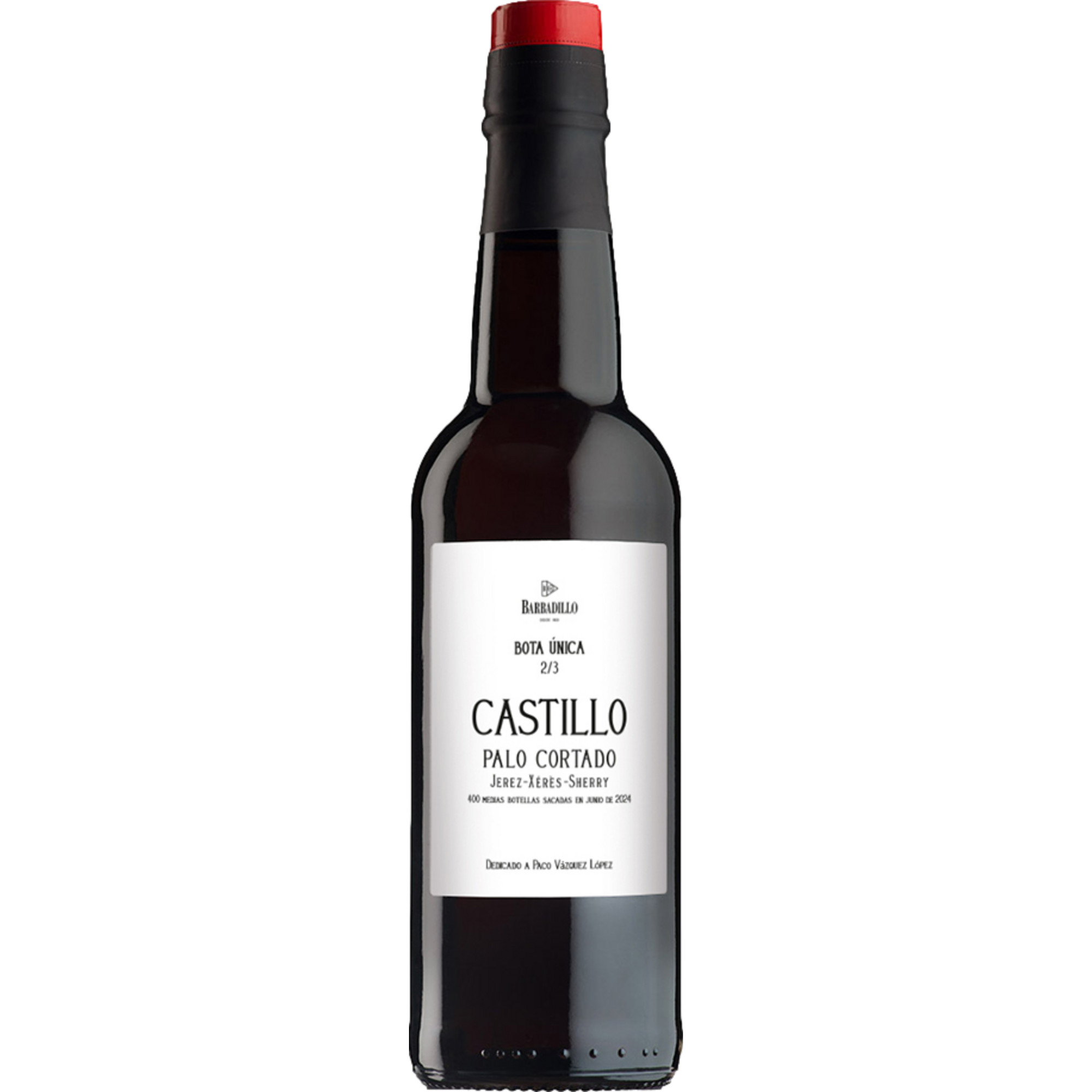 Palo Cortado Castillo Bota Unica 2 de 3, Jerez-Xérès-Sherry DO, 0,375L, 21% Vol., Sherry/Jerez, Spirituosen