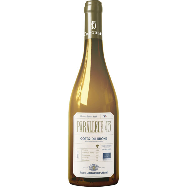 Parallèle 45 Blanc, Côtes du Rhône AOP, Rhône, 2025, Weißwein