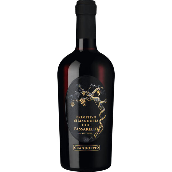 Passarello Grandoppio Primitivo, Primitivo di Manduria DOC, Apulien, 2024, Rotwein