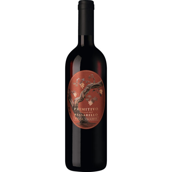 Passarello Primitivo Vigne Vecchie, Puglia IGT, Apulien, 2025, Rotwein