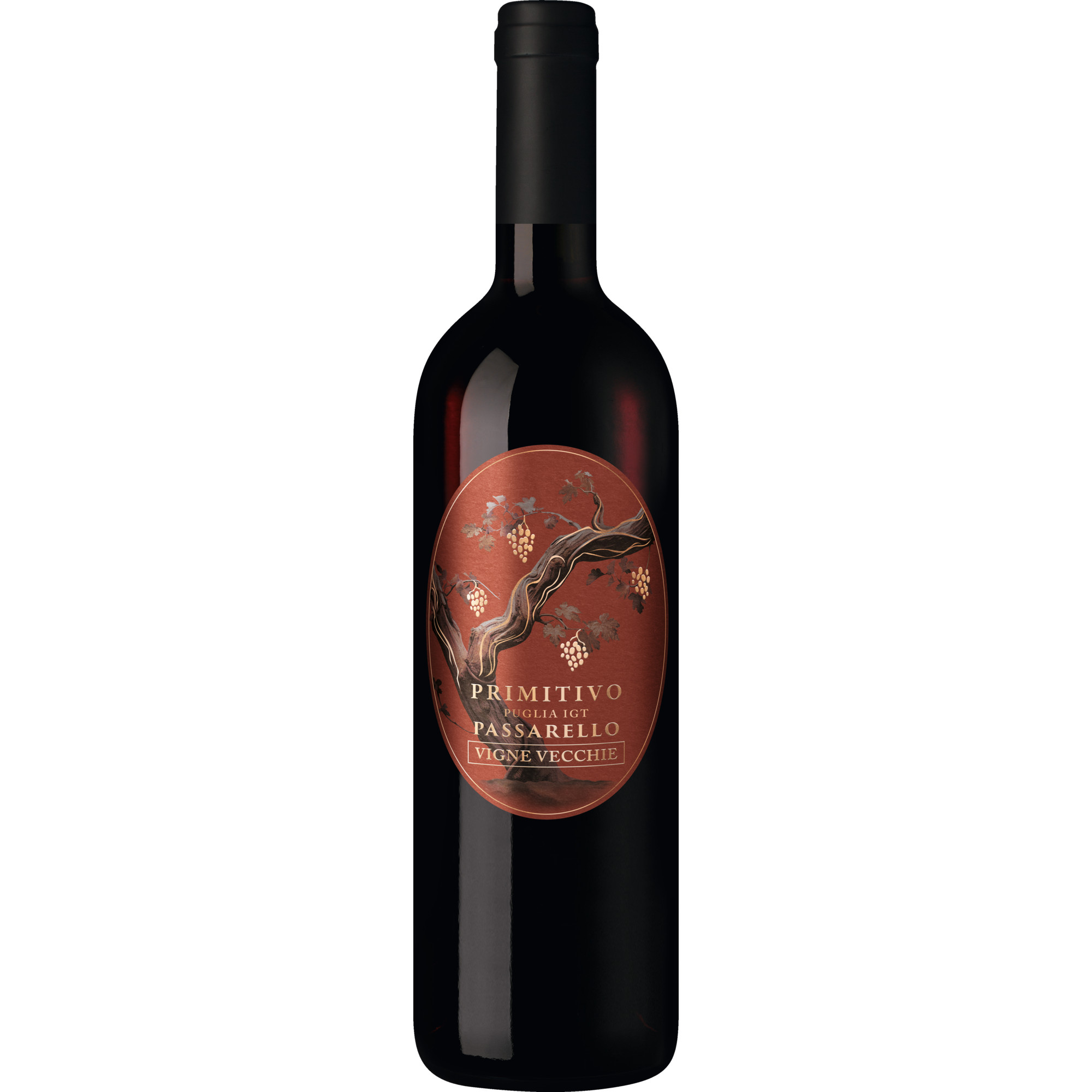 Passarello Primitivo Vigne Vecchie, Puglia IGT, Apulien, 2025, Rotwein