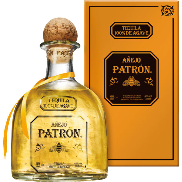 Patron Anejo Tequila, 0,7 L, 40% Vol., Spirituosen