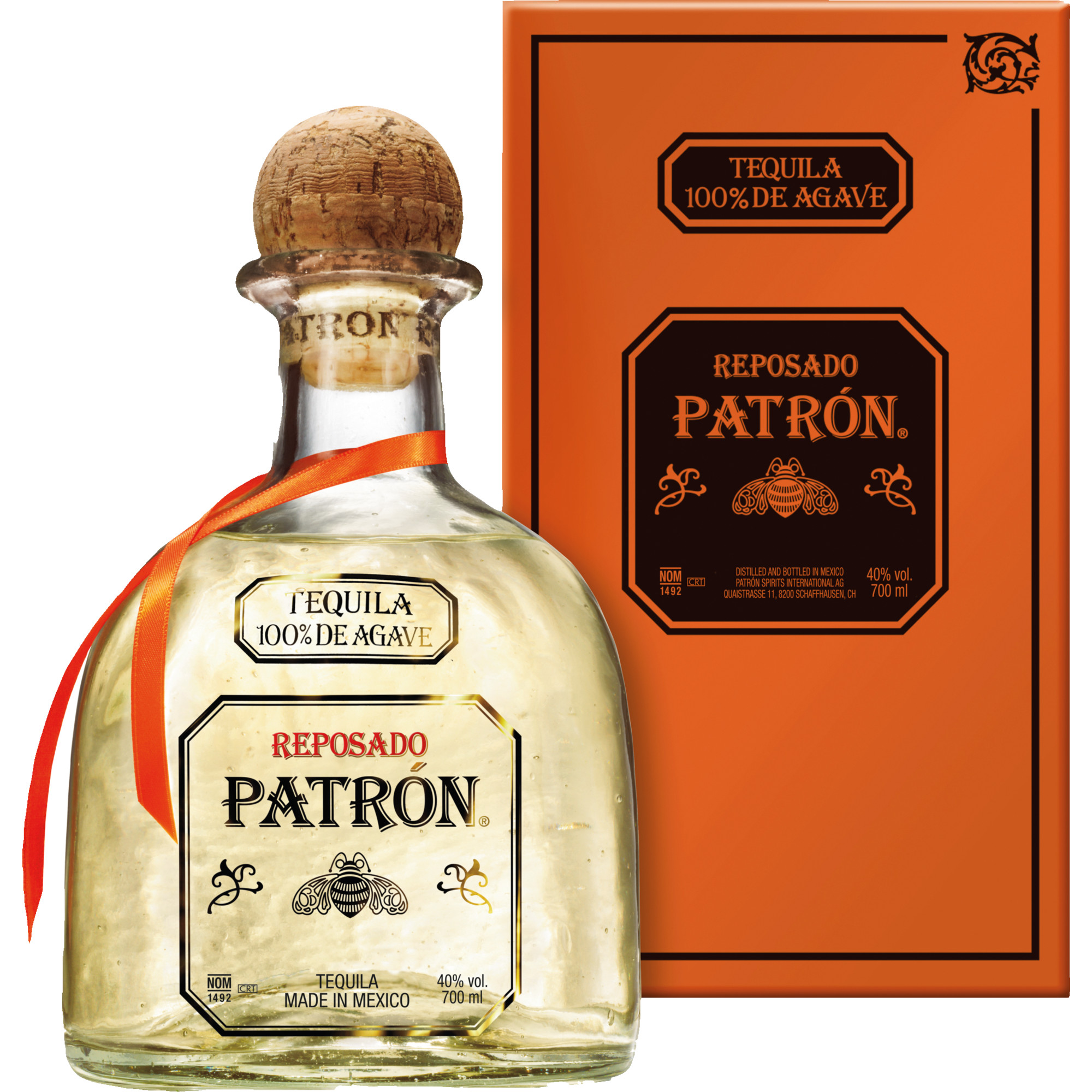 Patron Tequila Reposado, 0,7 L, 40% Vol., Spirituosen