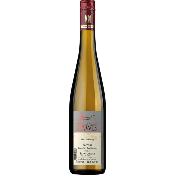 Pawis Bacchus, Trocken, Saale-Unstrut, Saale-Unstrut, 2025, Weißwein