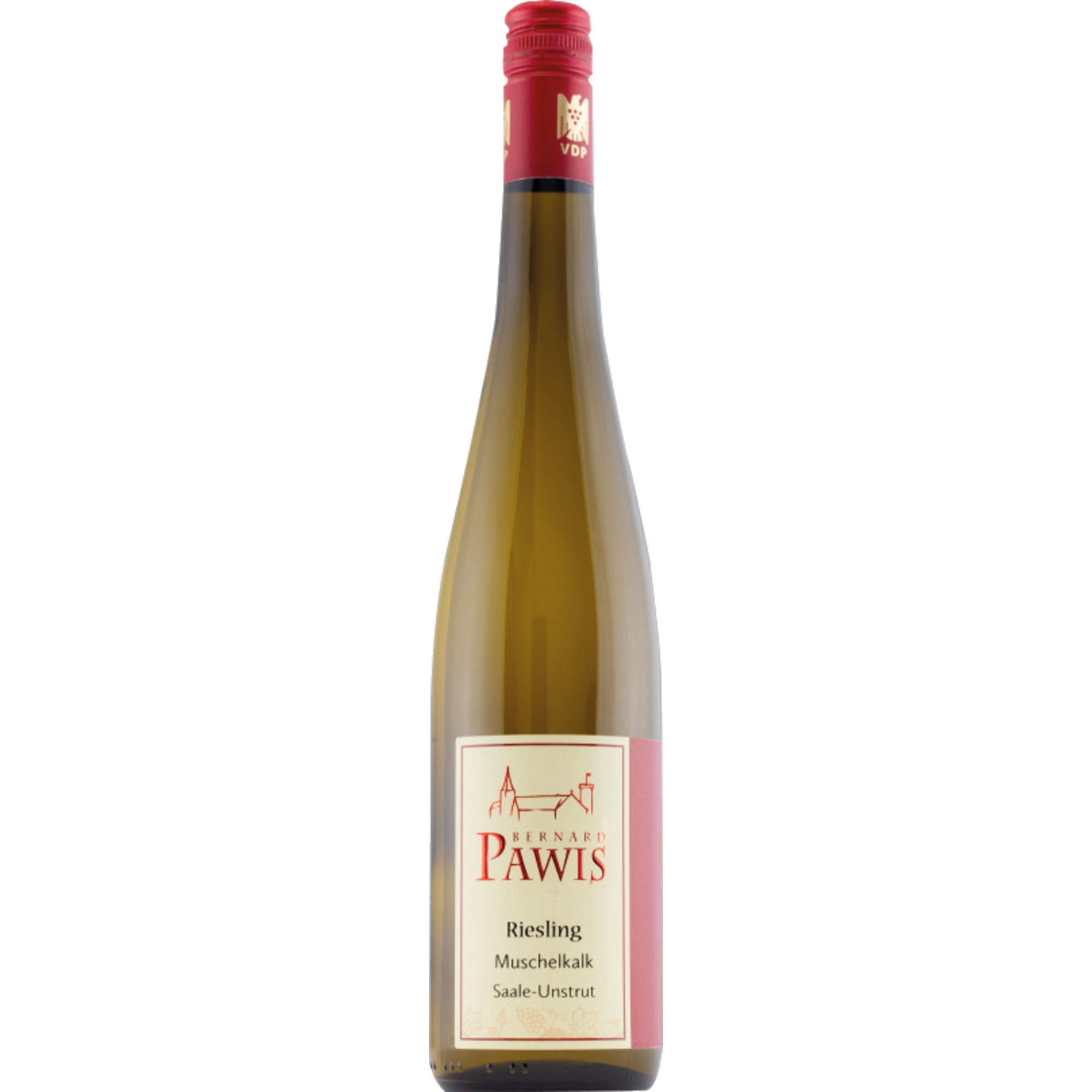 Pawis Riesling Muschelkalk, Trocken, Saale-Unstrut, Saale-Unstrut, 2023, Weißwein